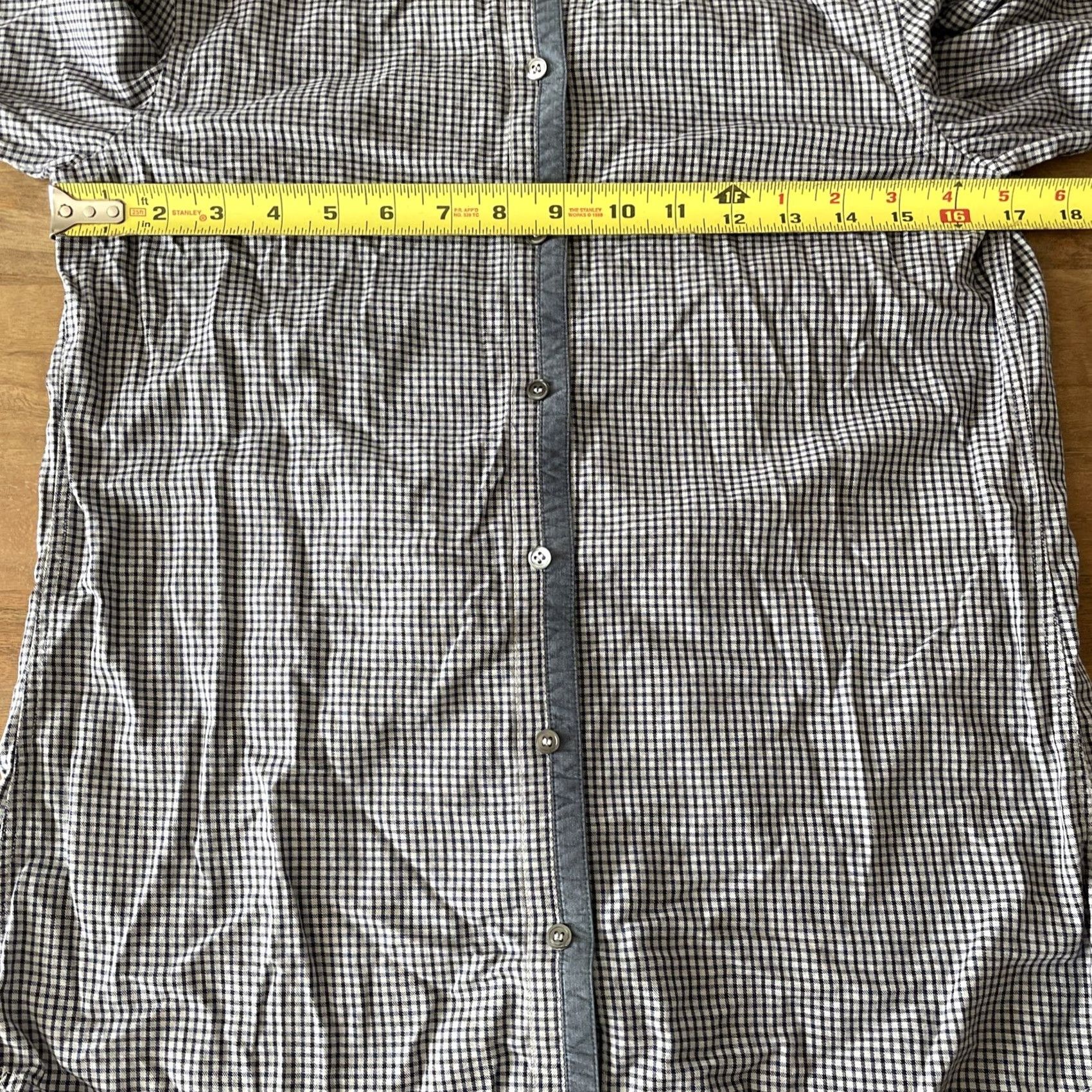 Theory Theory Plaid Shirt Women's S Button-Up Long Sleeve Blue Office Preppy Casual Formal Workwear Size S / US 4 / IT 40 - 5 Thumbnail