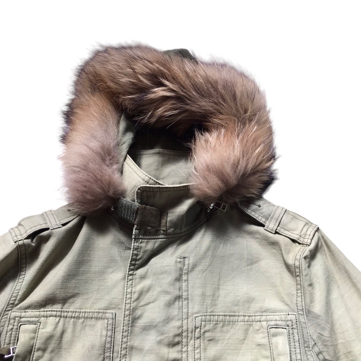 Le Grande Bleu (L.G.B.) If Six Was Nine LGB Tactical Style SOAREAK Faux Fur Jacket Size US S / EU 44-46 / 1 - 6 Thumbnail