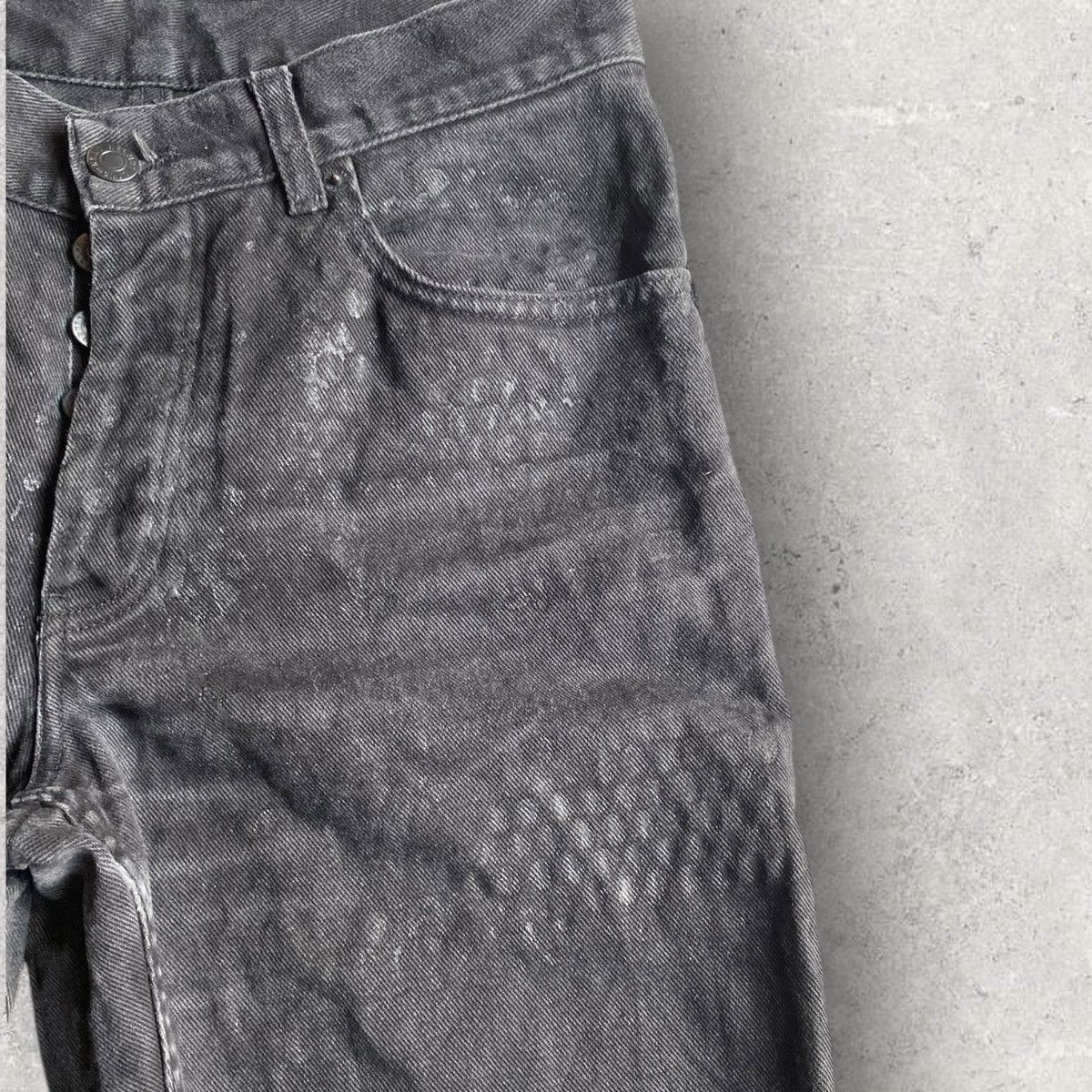 Helmut Lang SS03 Archive Rubber ‘Tyre’ Print Denim Size US 30 / EU 46 - 4 Thumbnail