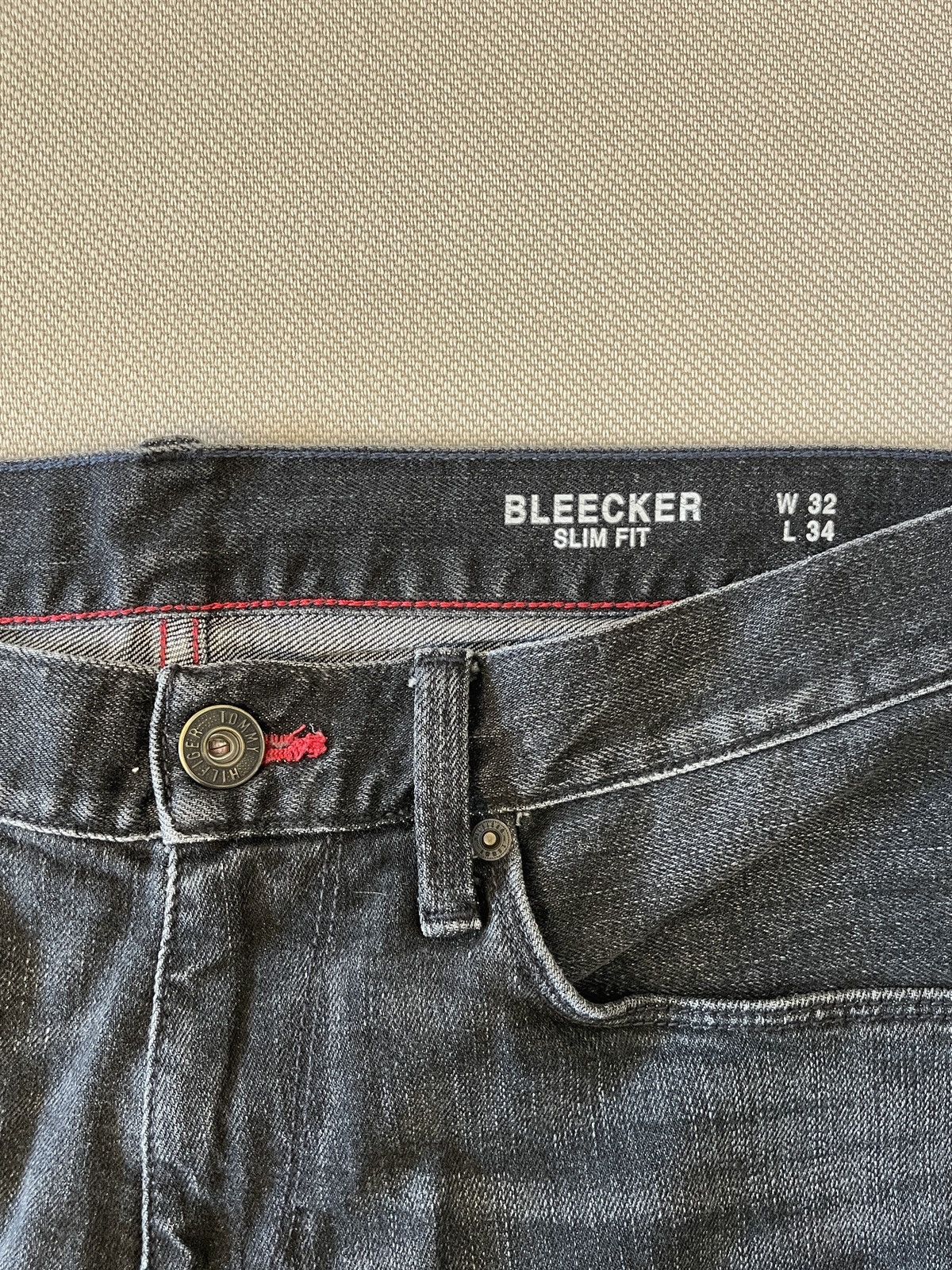 Tommy Hilfiger Tommy Hilfiger Men’s Jeans Grey Bleecker Slim Fit W32 L34 Size US 32 / EU 48 - 5 Thumbnail