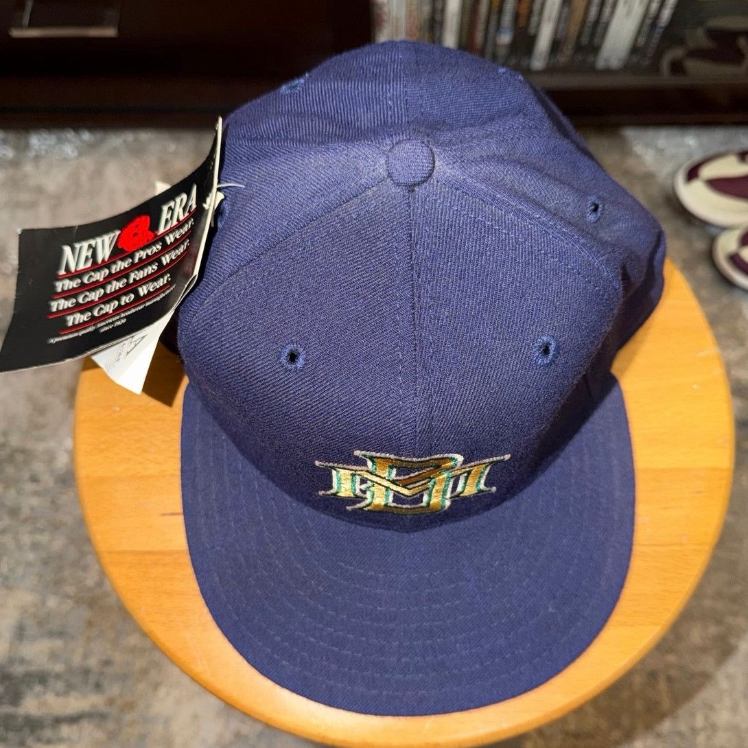 New Era New Era The 59/50 90s Milwaukee Brewers Hat Size 7 1/2 NWT Size ONE SIZE - 7 Thumbnail