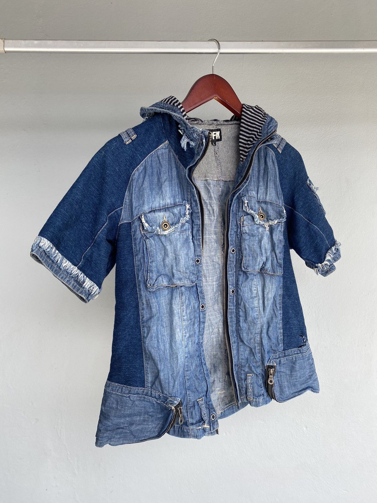 If Six Was Nine × Le Grande Bleu (L.G.B.) × PPFM Ppfm hoodie indigo Size US L / EU 52-54 / 3 - 1 Thumbnail