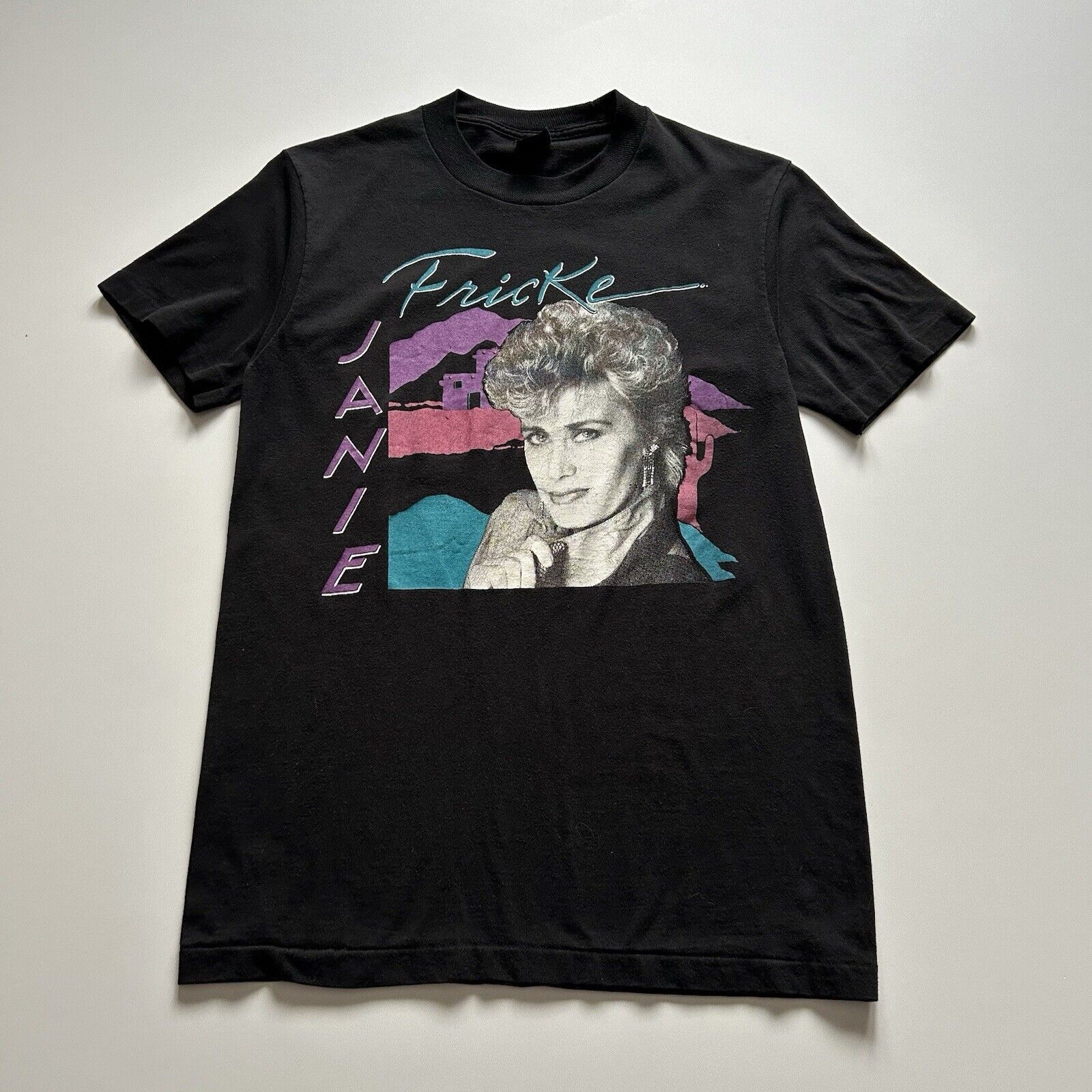 Band Tees × Vintage Vintage 80s Janie Fricke Saddle The Wind Tour T Shirt Small Size US M / EU 48-50 / 2 - 1 Thumbnail