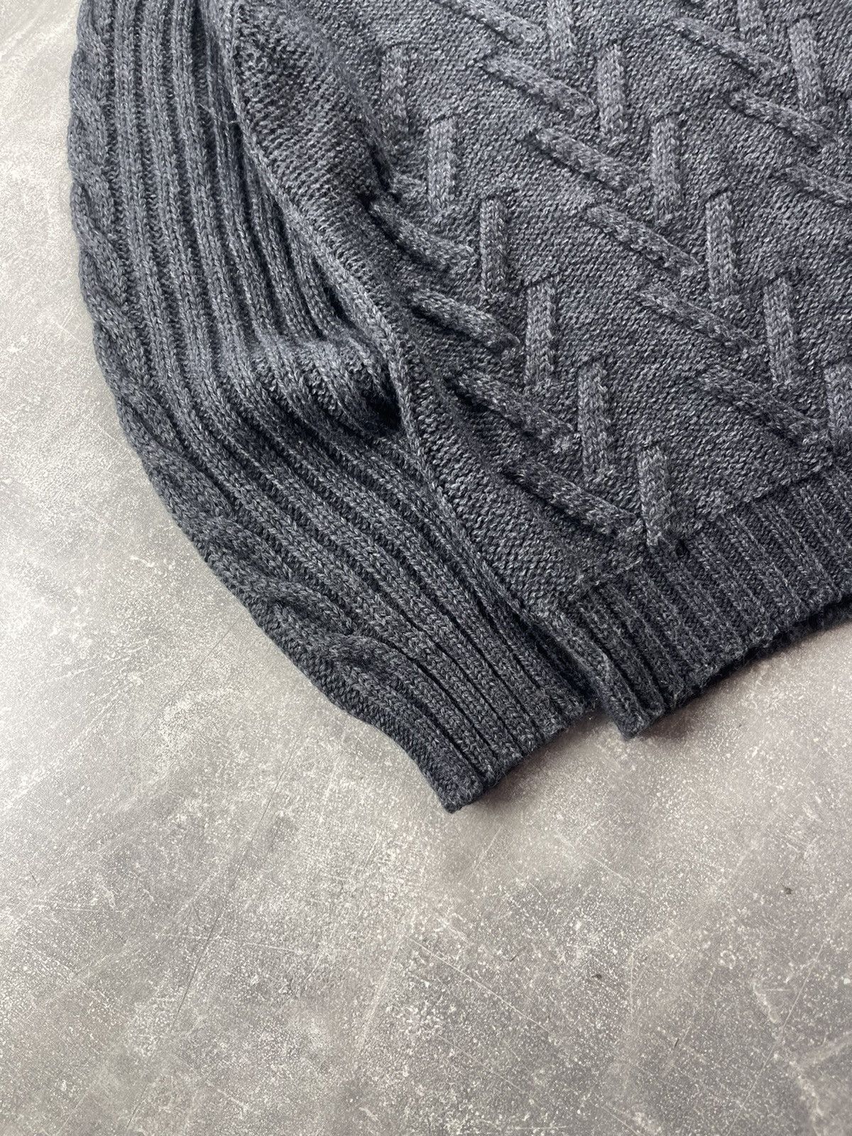 Corneliani Trend Corneliani Knit Turtleneck Sweater Wool Mohair Blend Size US L / EU 52-54 / 3 - 5 Thumbnail