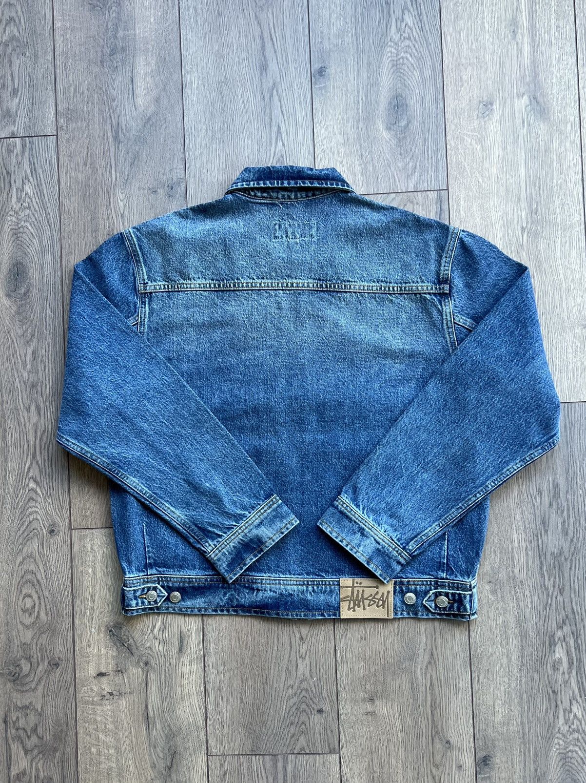 Stussy *UNRELEASED SAMPLE* Stussy Denim Zip Work Jacket Size US M / EU 48-50 / 2 - 2 Thumbnail
