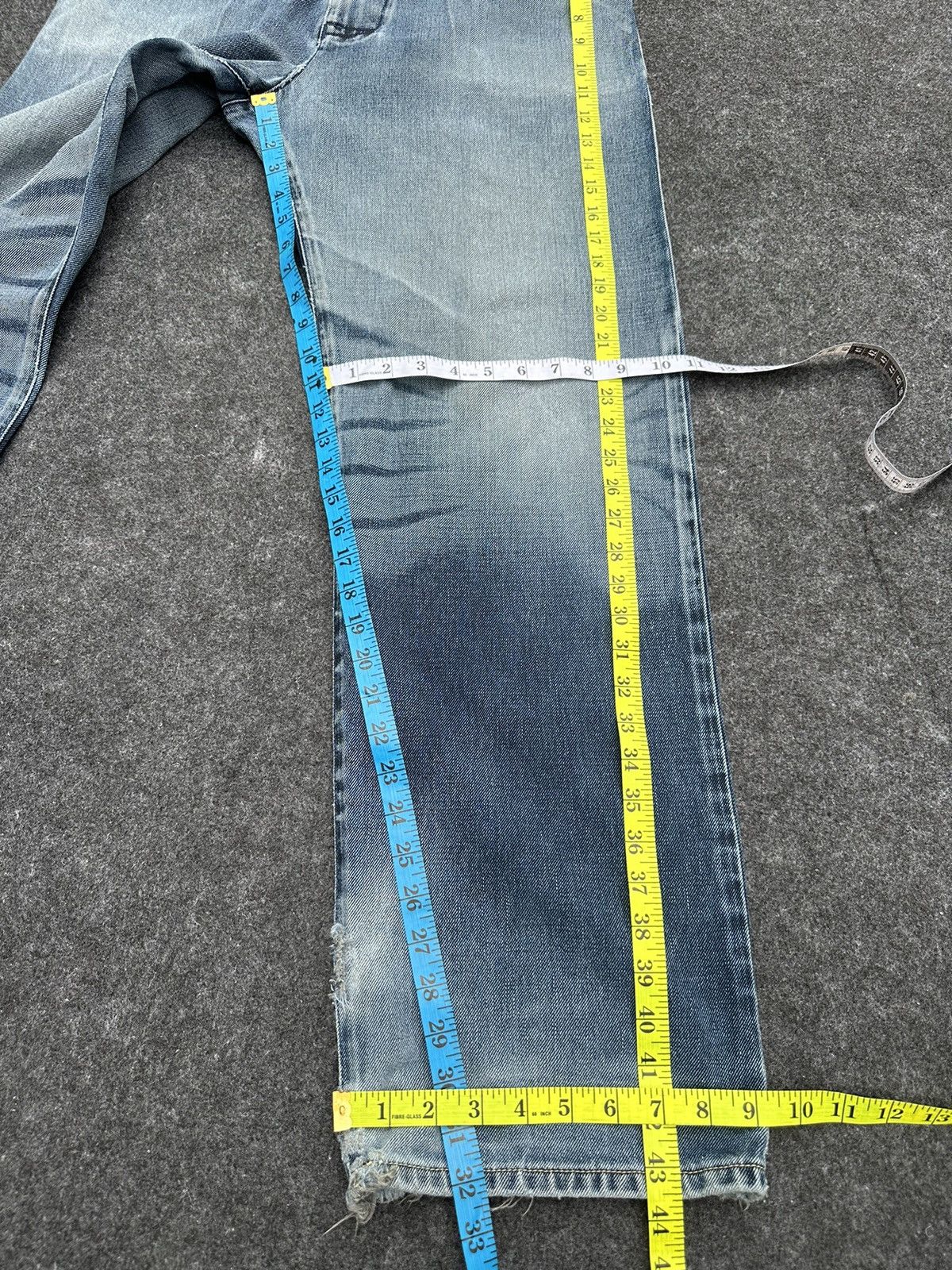 Levi's Vintage Levis 702 Baggy Destroyed Denim 34x32 D59 Size US 34 / EU 50 - 5 Thumbnail