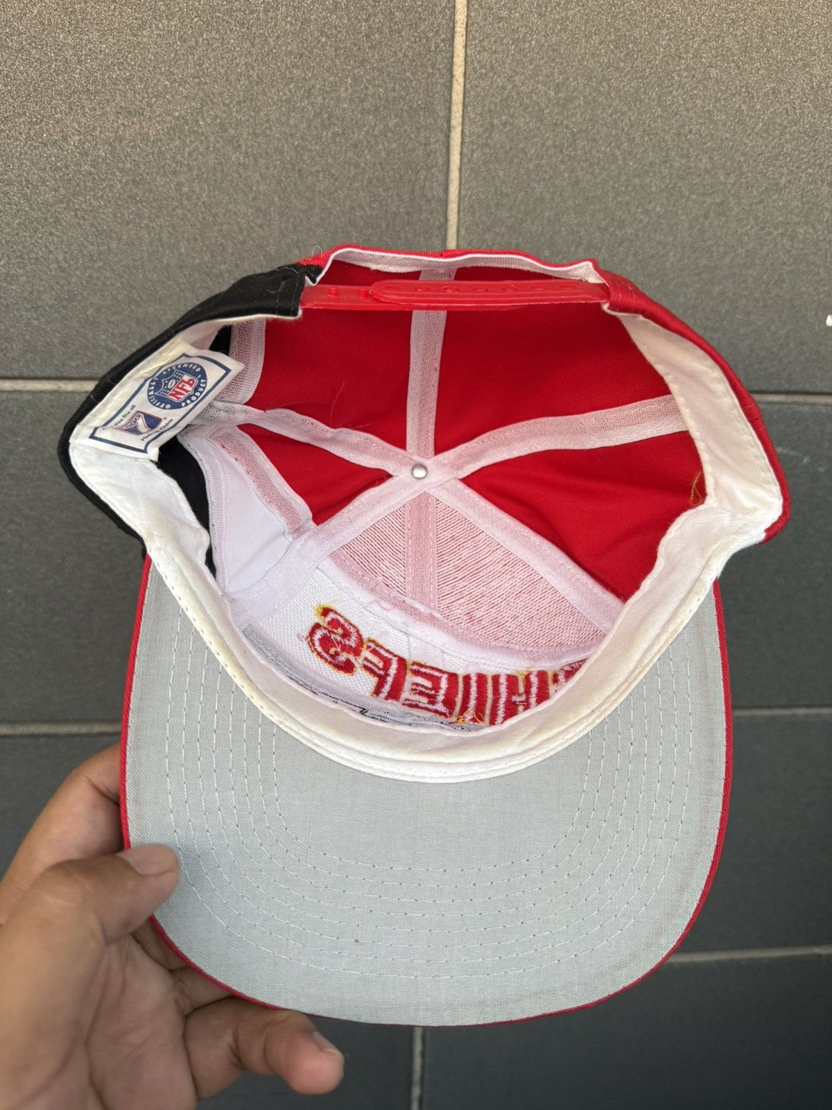 Logo 7 Vintage kansas city chiefs logo 7 snapback hat Size ONE SIZE - 3 Thumbnail