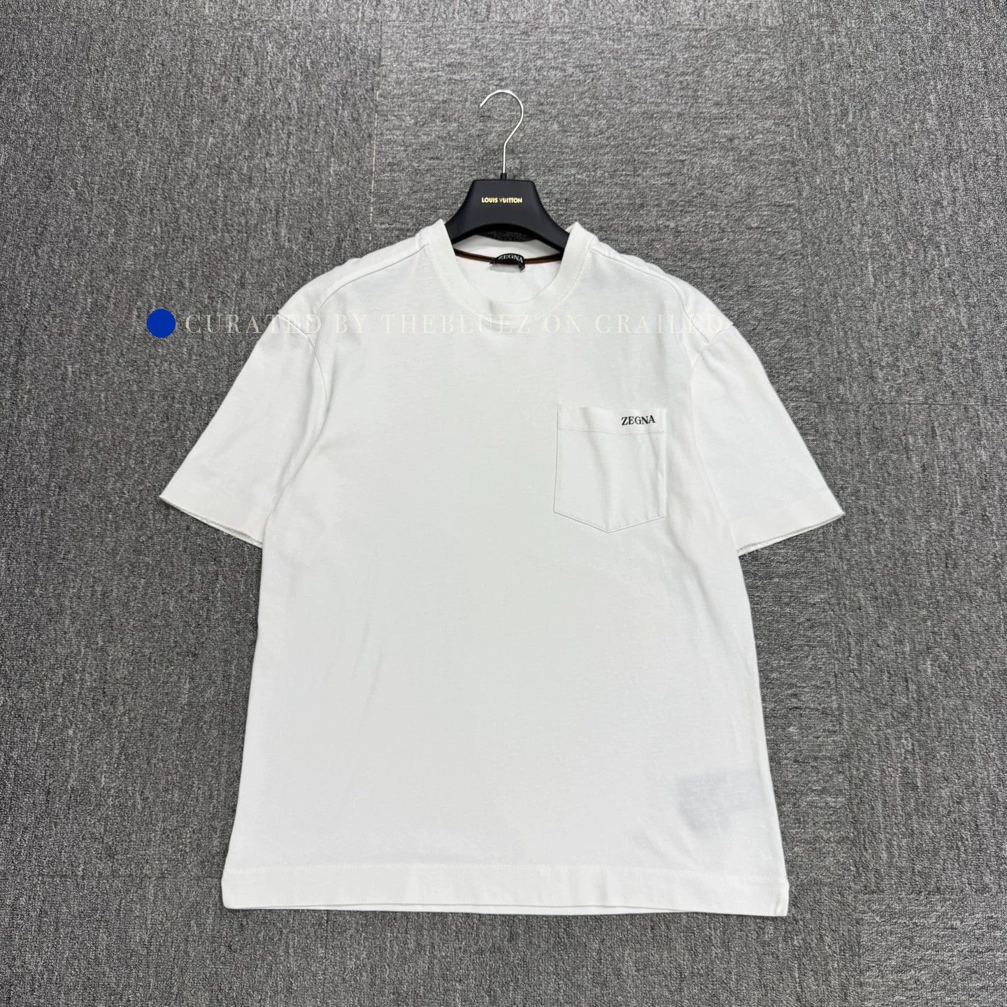 Ermenegildo Zegna Classic White Pocket Tee in Size M Size US M / EU 48-50 / 2 - 1 Thumbnail