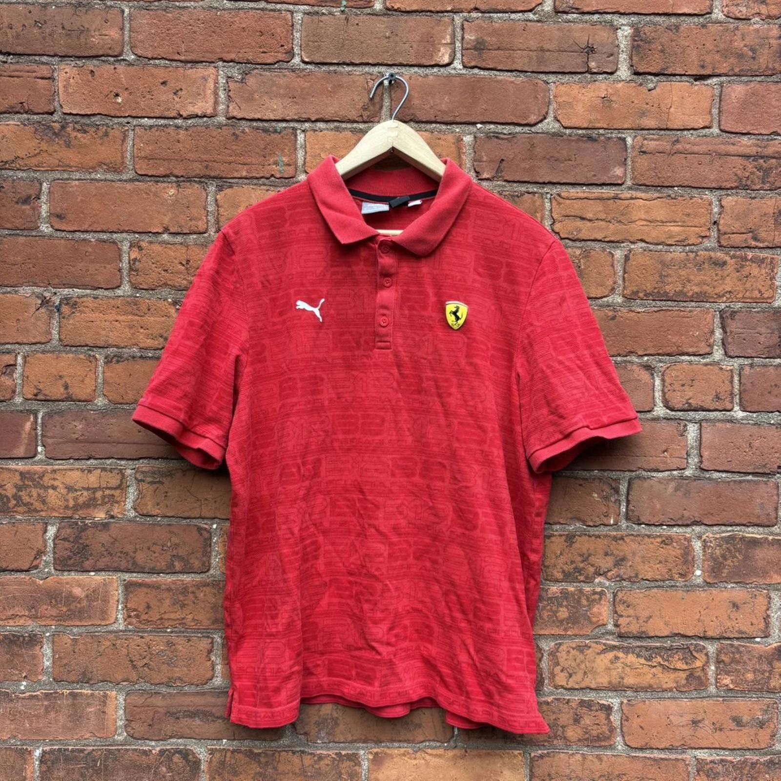 Puma Ferrari puma polo shirt 00s XL Size US XL / EU 56 / 4 - 1 Thumbnail