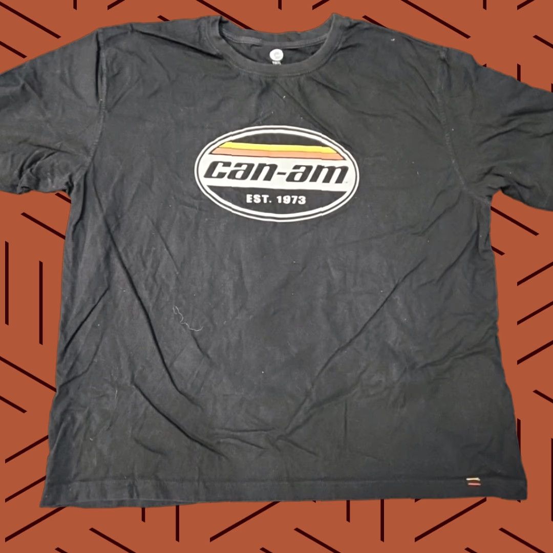 Port & Company Can-am Shirt Adult XL Black T-Shirt Cars Motorcycle Sports Off Road 4 Wheel UTV ATV Port & Company Gildan 5000 Mens Short Sleeve Crew Neck Logo Size US XL / EU 56 / 4 - 1 Thumbnail