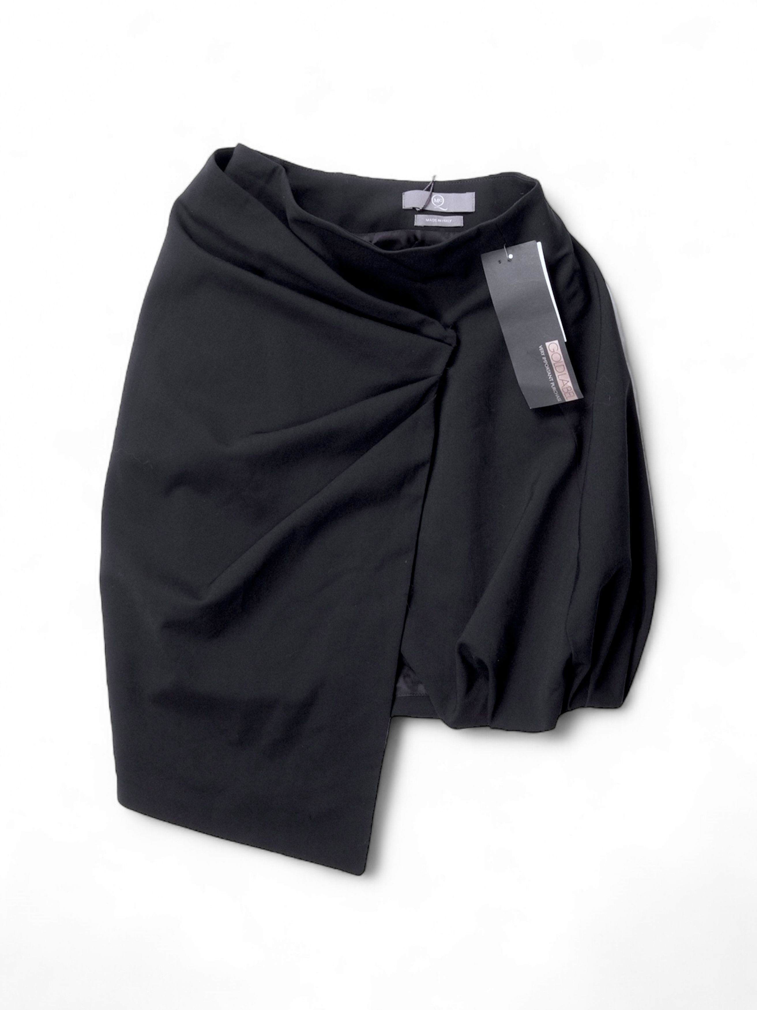 Alexander McQueen Alexander McQueen Asymmetric Black Mini Skirt US2 Size 26" / US 2 / IT 38 - 1 Thumbnail