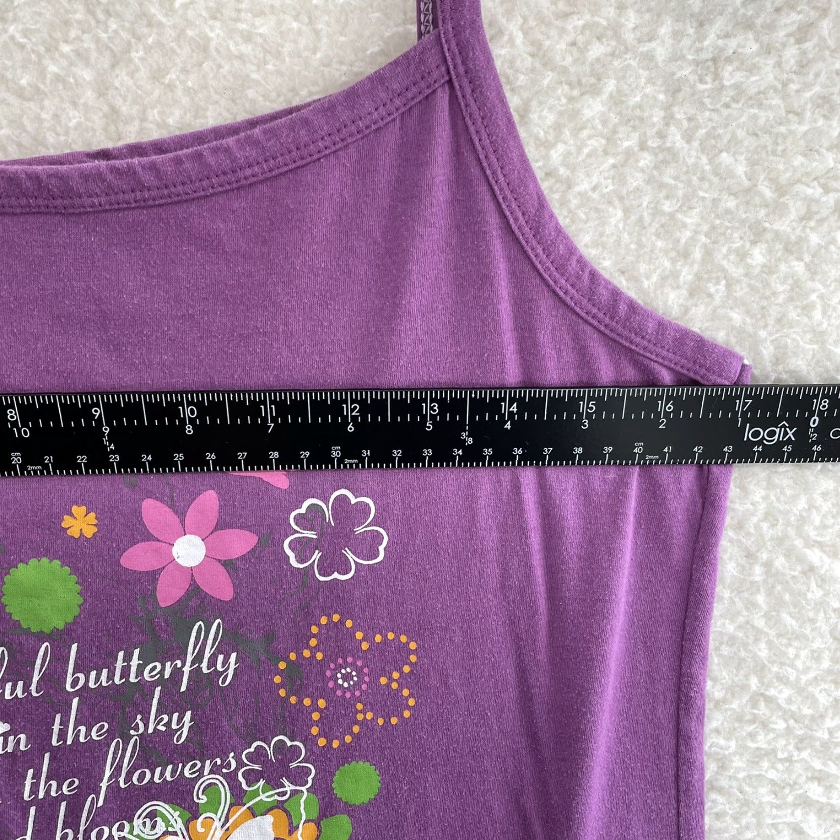 Vintage VINTAGE Y2K T-Shirt Mini Dress Purple Butterfly Boho Fairy Grunge Girly Size S / US 4 / IT 40 - 4 Thumbnail