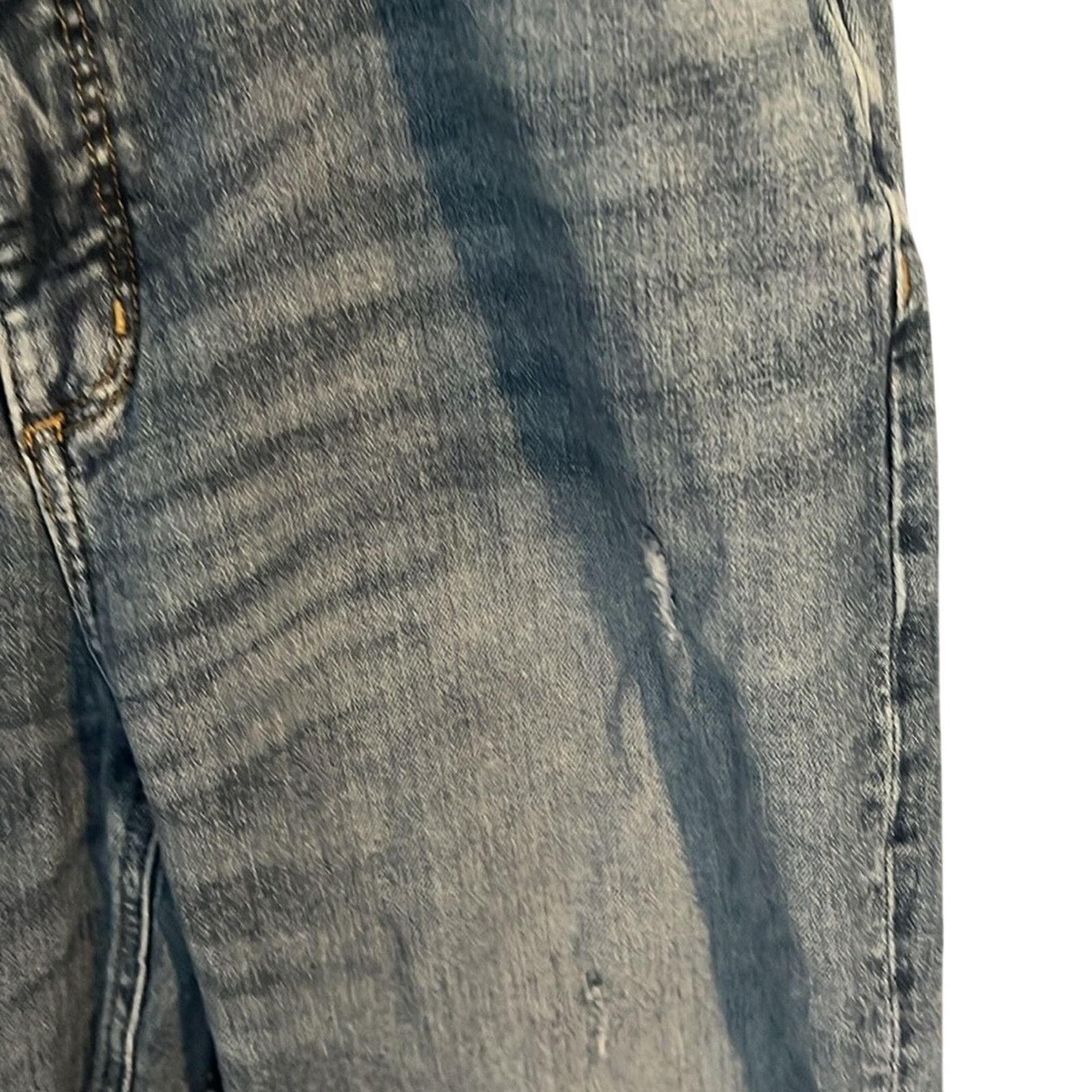 Loft Loft high waist straight crop distressed jeans size 12 Size 31" - 3 Thumbnail
