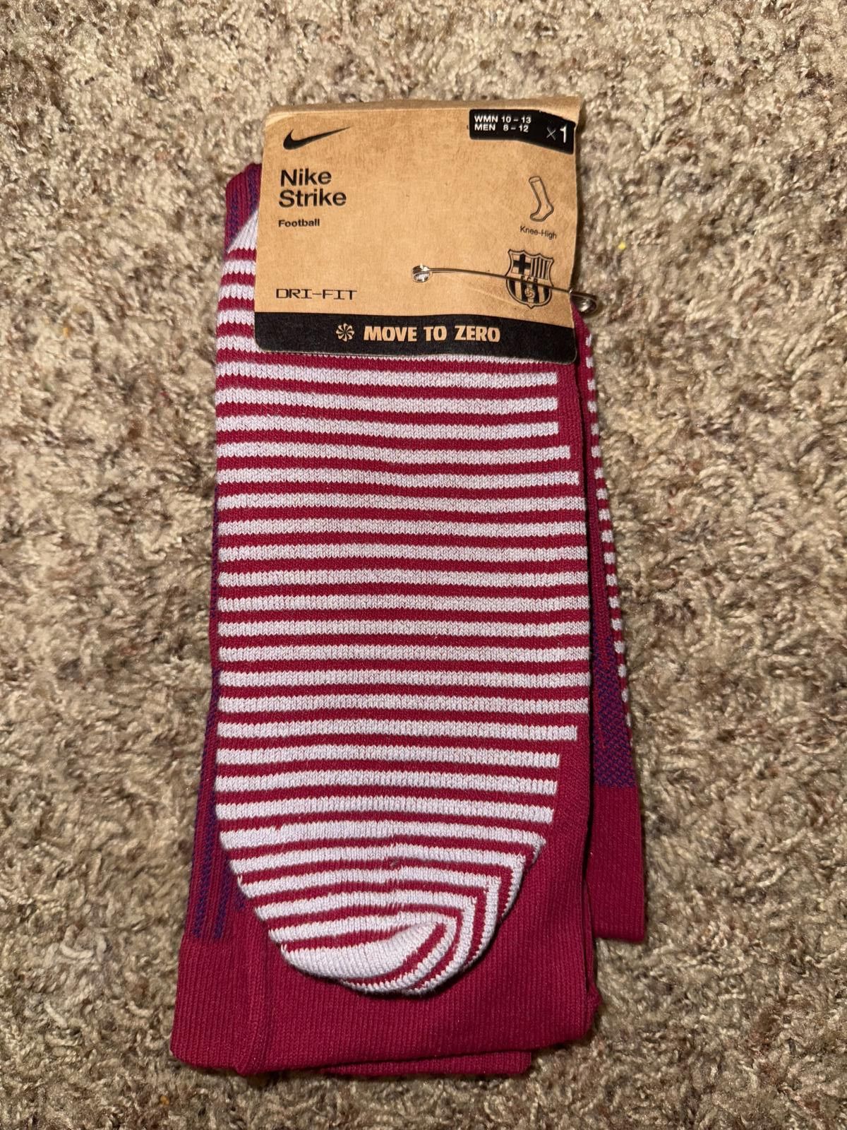 Nike Nike Men’s F.C. Barcelona Strike Home Knee-high Football Socks Size ONE SIZE - 1 Thumbnail