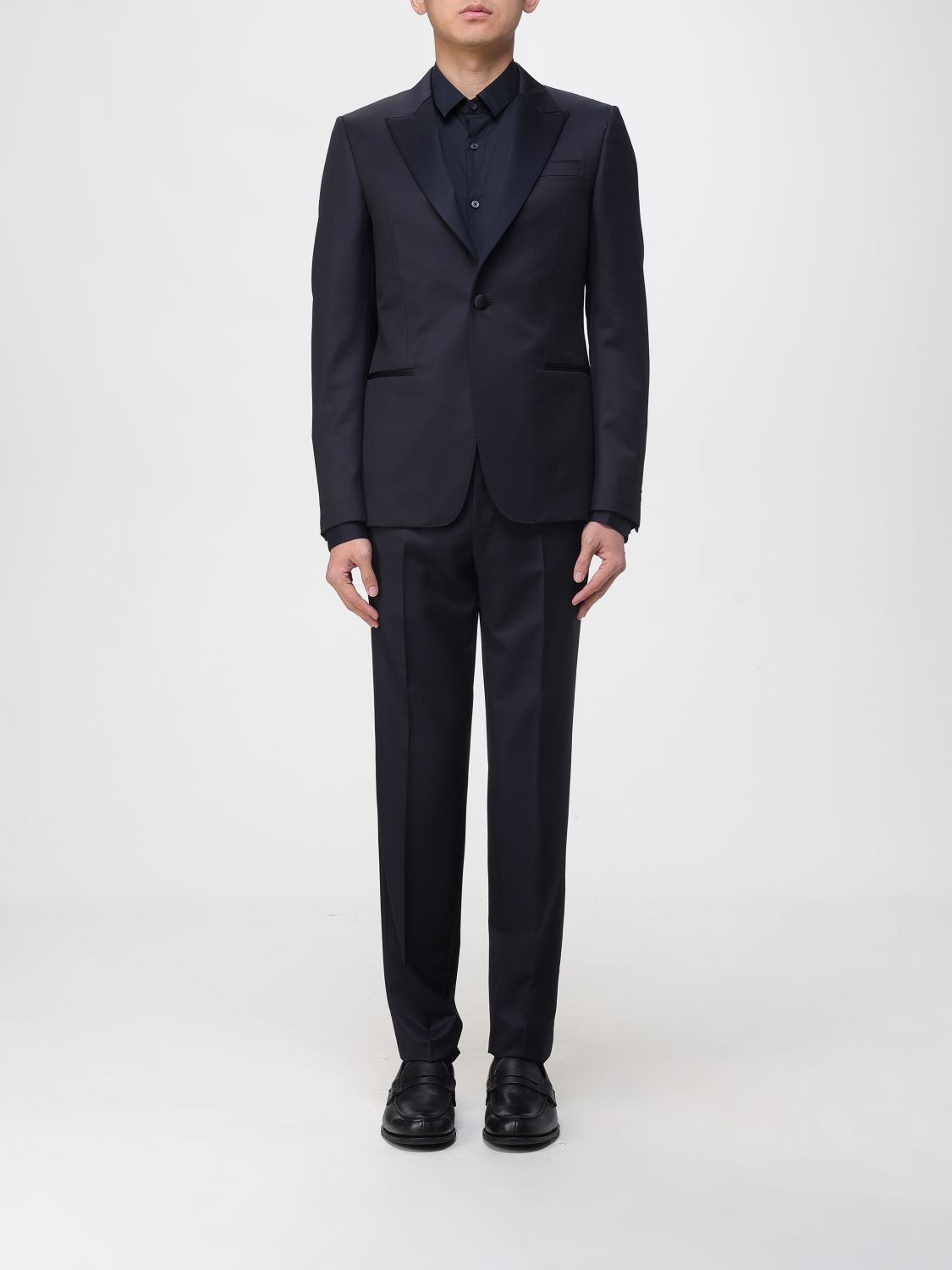 Ermenegildo Zegna Zegna Suit Men Navy Size US M / EU 48-50 / 2 - 1 Thumbnail