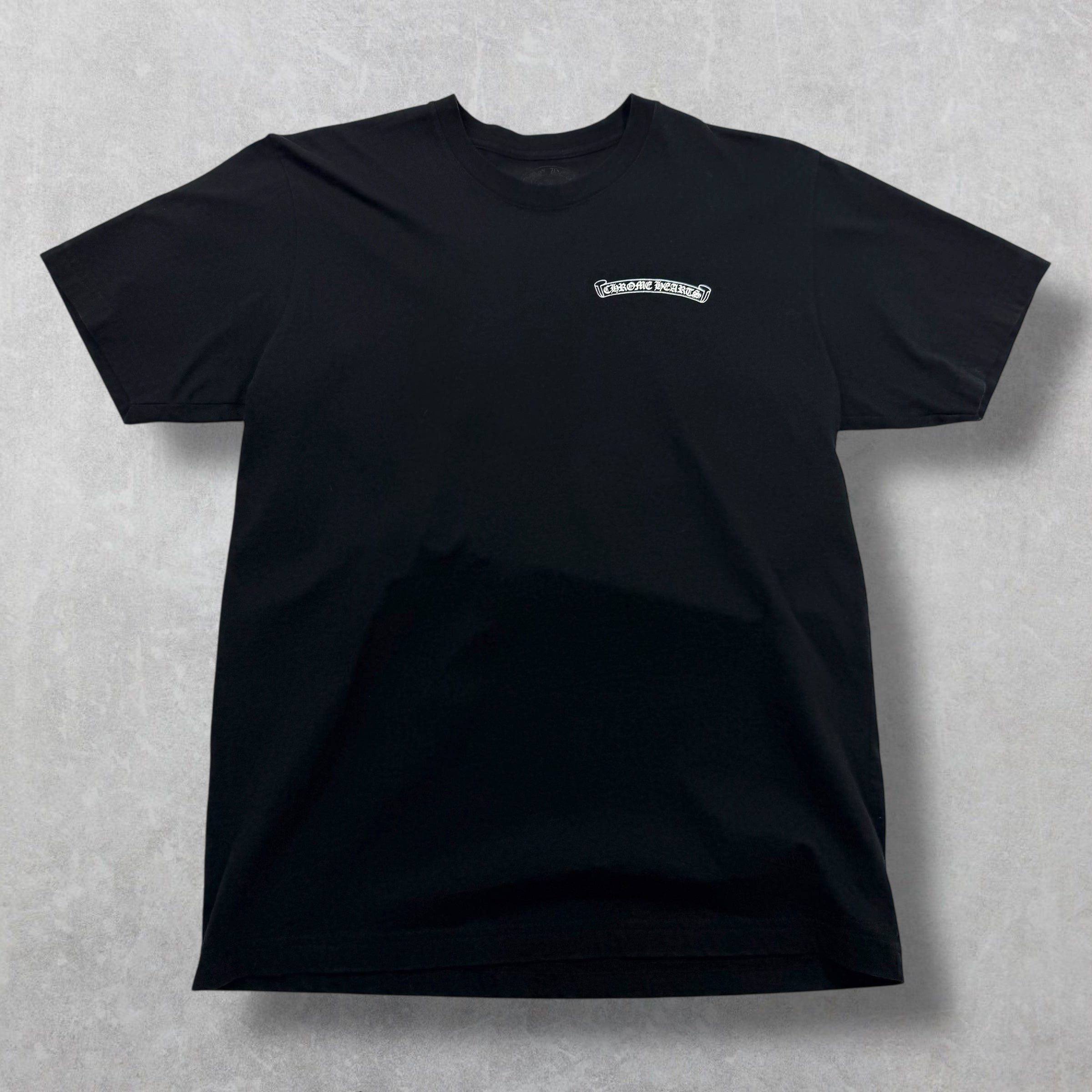 Chrome Hearts Chrome Hearts Black Welcome To Vegas Tee L Size US L / EU 52-54 / 3 - 2 Thumbnail