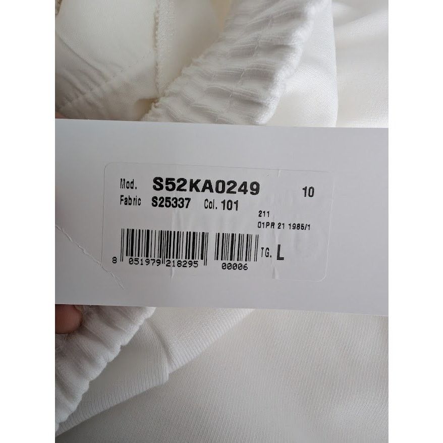 Maison Margiela o1rshd1 Men's /DUP/ MM6 Pants / Sweatpants Short in White Size US 34 / EU 50 - 17 Thumbnail