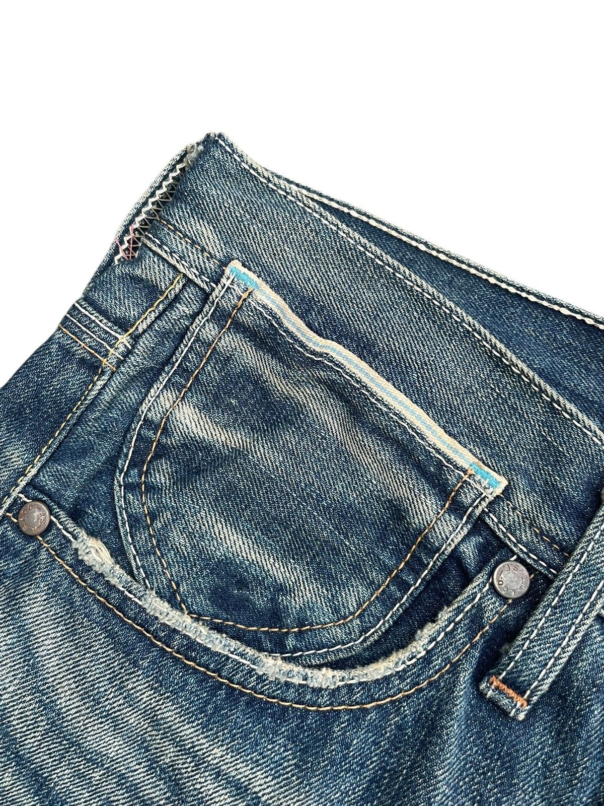 Levi's × Levi's Vintage Clothing × Vintage Vintage Flare Levis 807 Greenline Selvedge Denim Size 31" - 8 Thumbnail