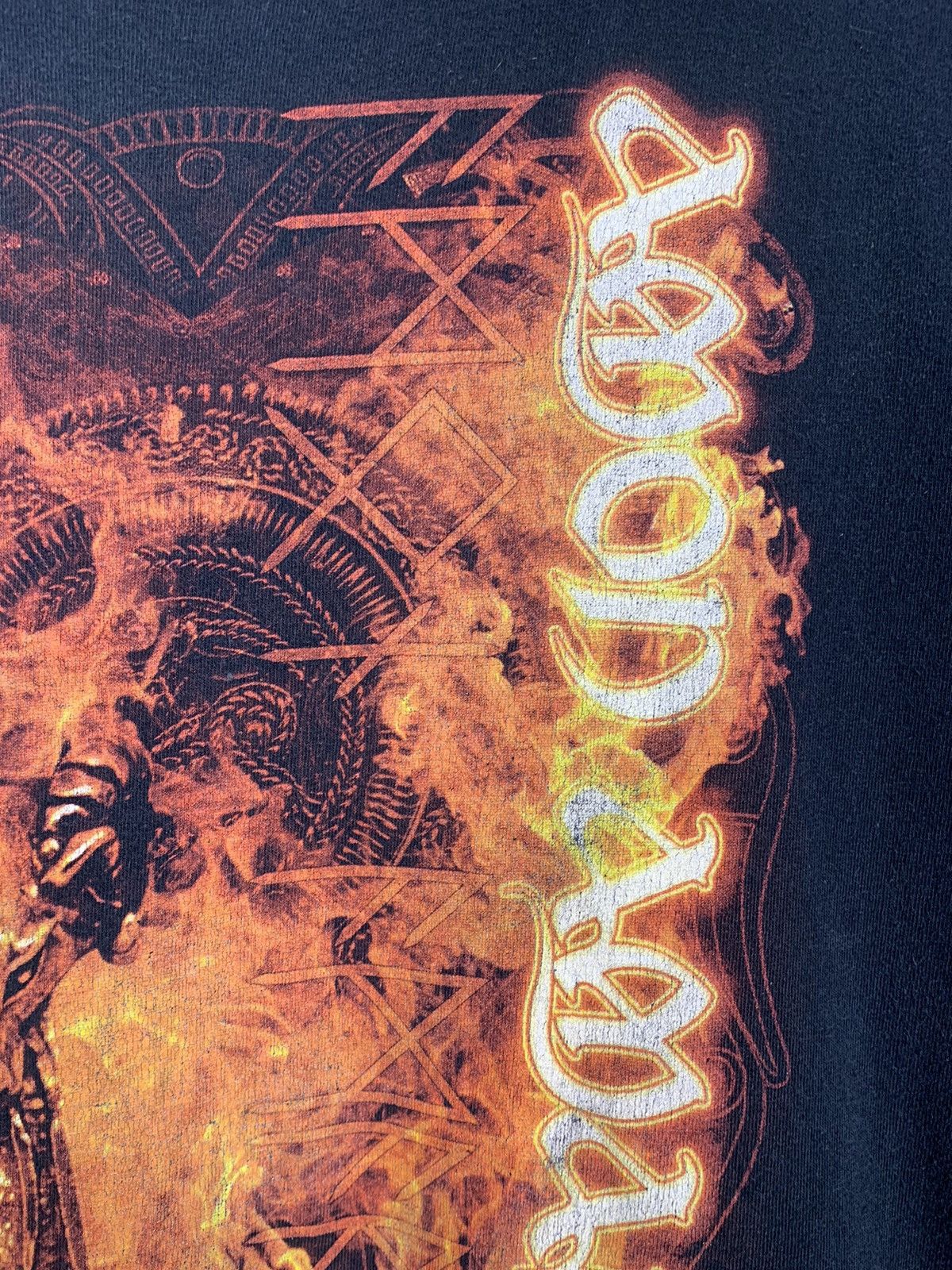 Band Tees 2009 Amon Amarth Metal Band Faded T-Shirt Size US L / EU 52-54 / 3 - 14 Thumbnail