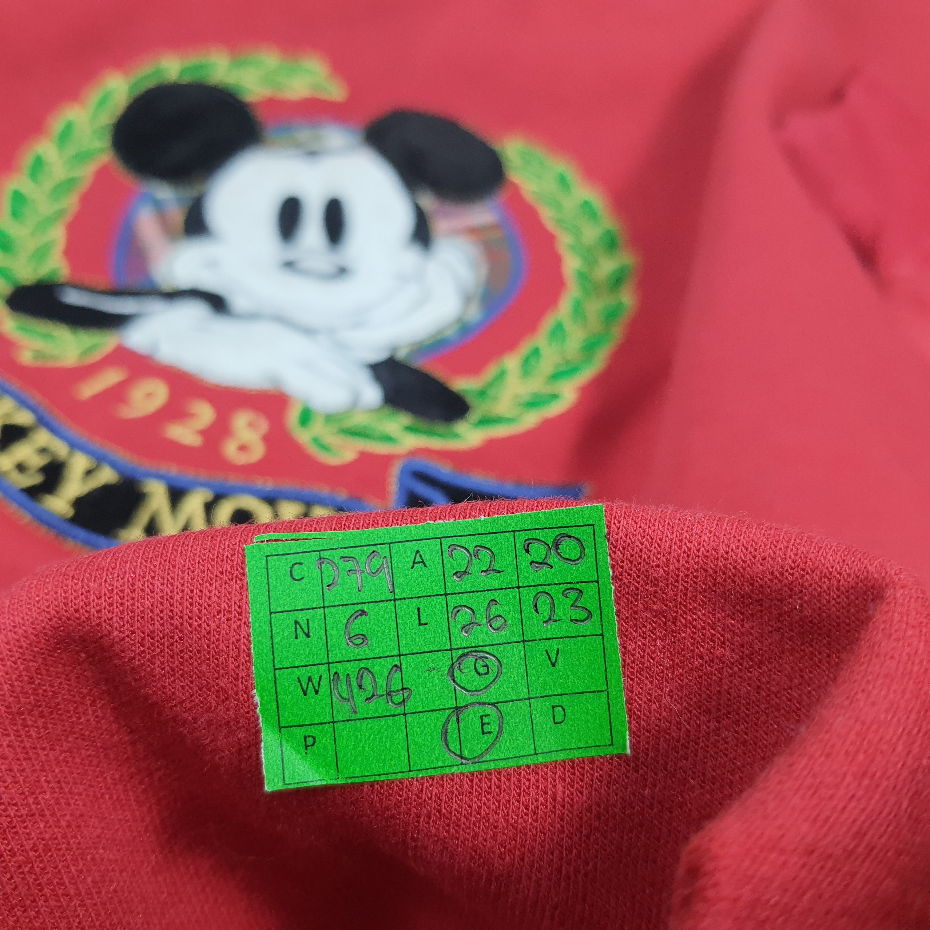Mickey Unlimited Vintage 90s Disney Mickey Mouse Sweatshirt C279N6 Size US M / EU 48-50 / 2 - 8 Thumbnail