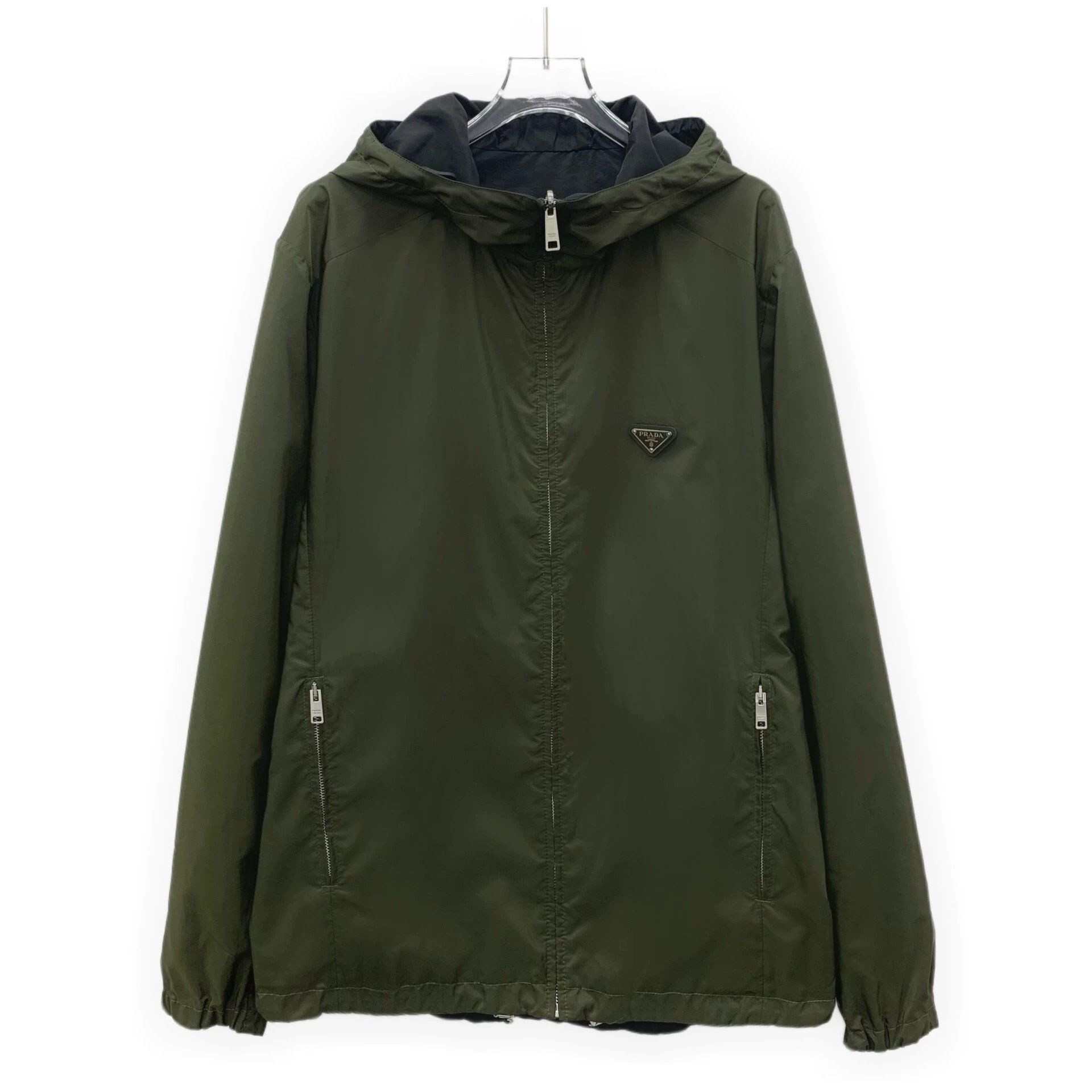 Prada Prada Two-Tone Logo Triangle Tag Reversible Zipper Jacket Size US XXL / EU 58 / 5 - 3 Thumbnail
