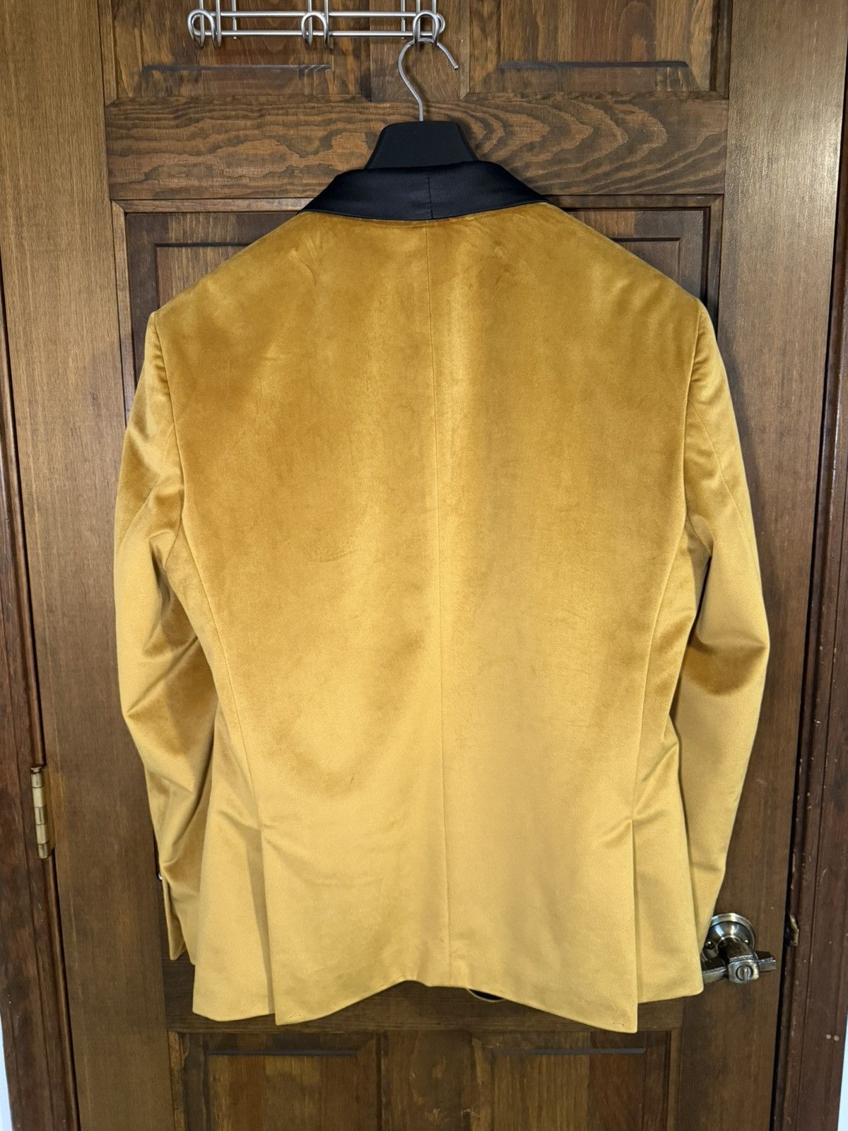 Other Golden Velvet Tuxedo Blazer Size 36R - 2 Thumbnail