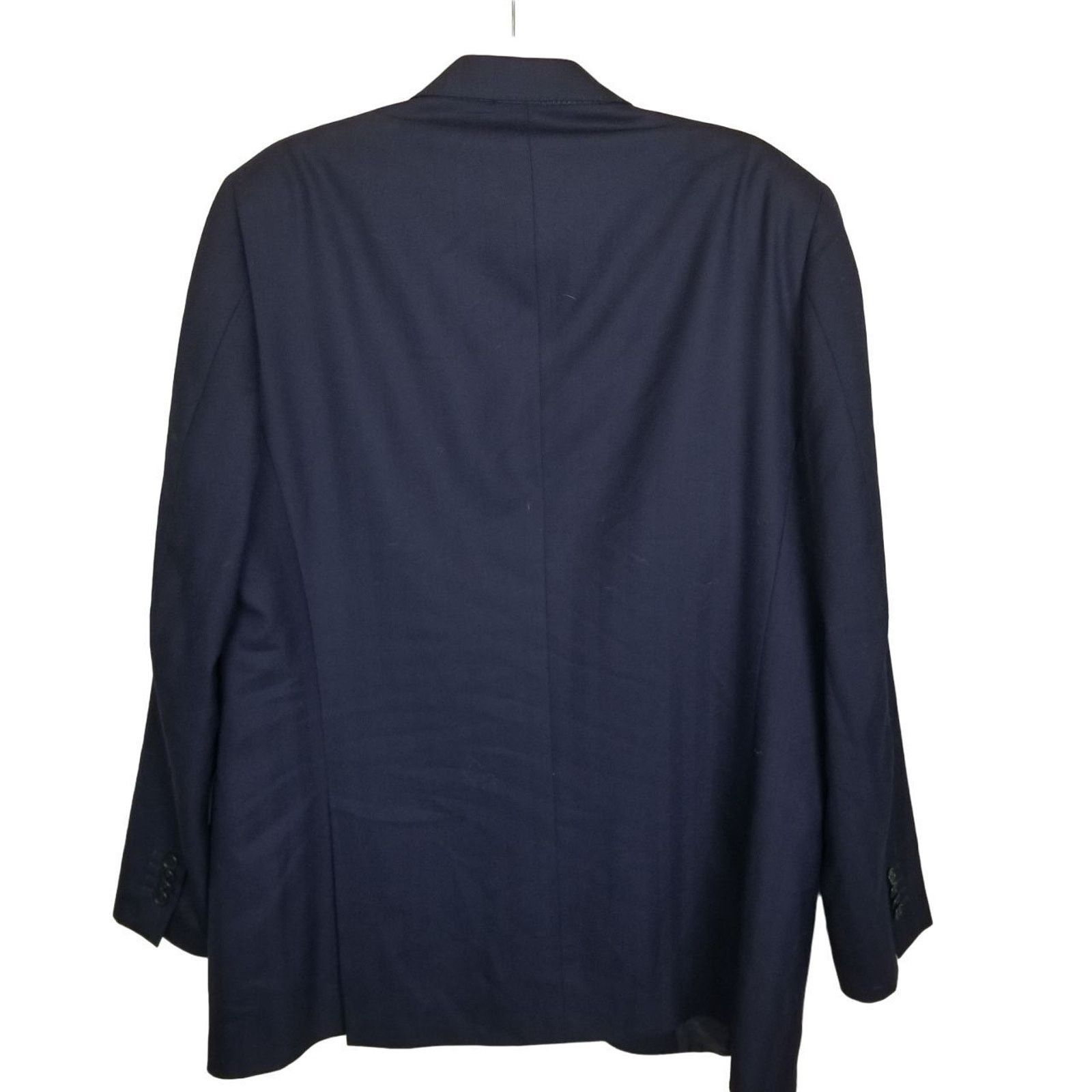 Ermenegildo Zegna Ermenegildo Zegna Trofeo Wool Suit Jacket Blazer Navy Luxury Size 42R - 10 Thumbnail