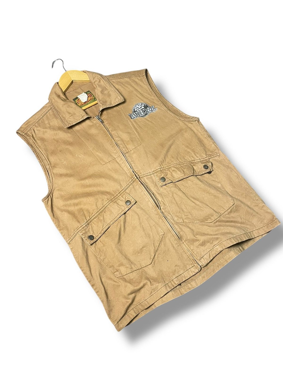 Japanese Brand × Vintage Vintage Barrel Roll Outerwear Vest (69) Size US M / EU 48-50 / 2 - 2 Thumbnail
