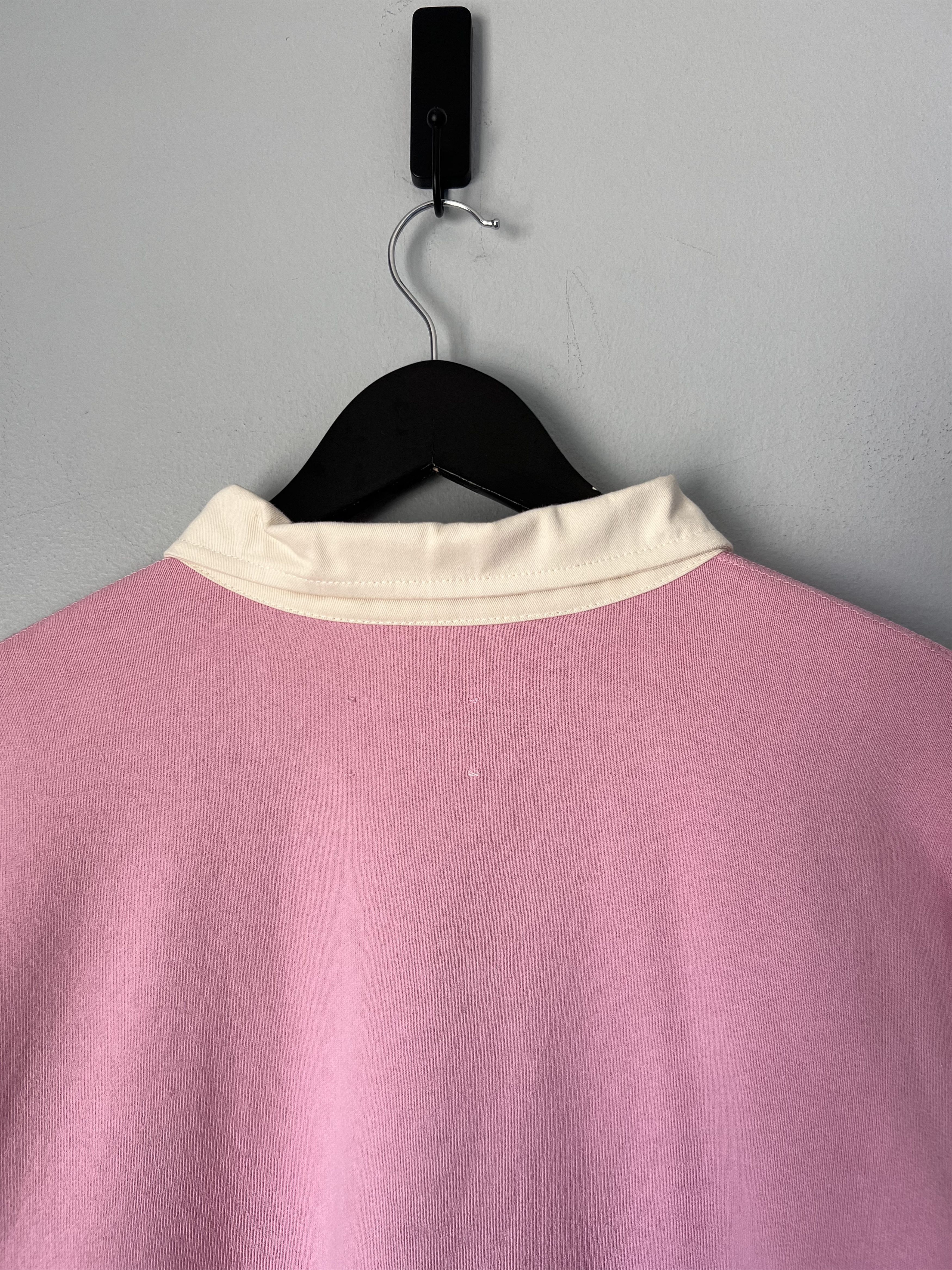 Aime Leon Dore Aime Leon Dore Ribbed Shoulder Rugby Polo in PInk Size US XL / EU 56 / 4 - 7 Thumbnail