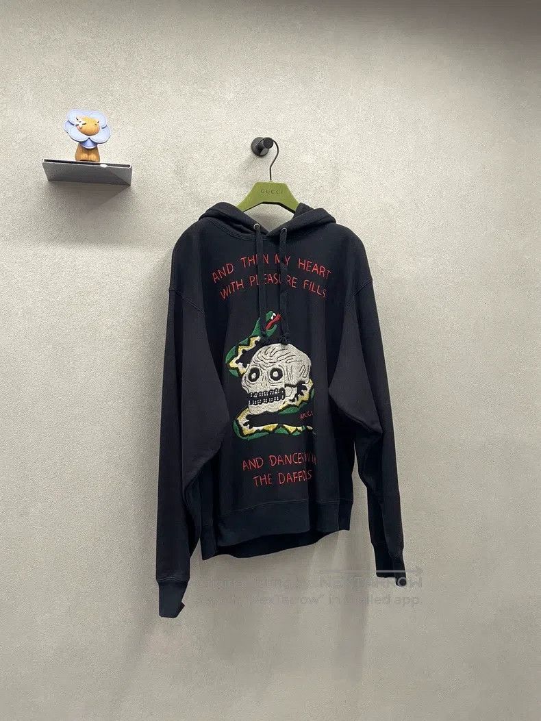 Gucci Gucci Skull and Snake Black Sweatshirt Size US M / EU 48-50 / 2 - 2 Thumbnail