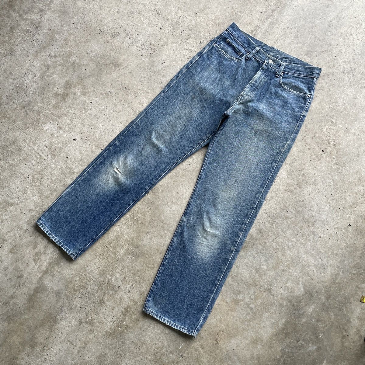 Japanese Brand × Jean × Vintage W30💥 Vintage Japanese Brand Faded Jeans Pants Denim Size US 30 / EU 46 - 2 Thumbnail