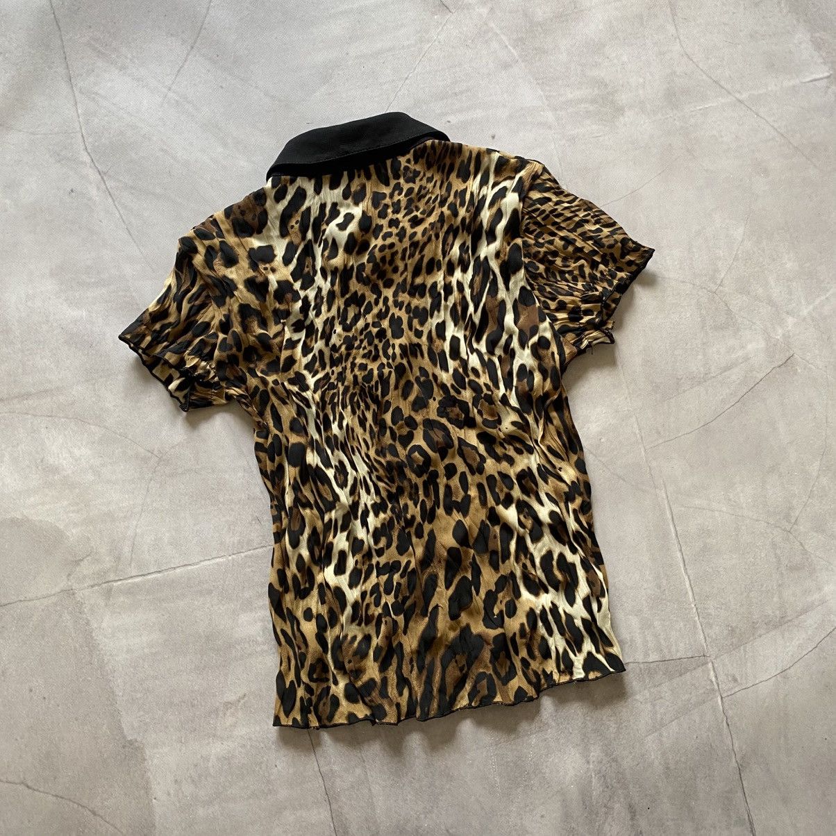 Hysteric Glamour Mesh Lion Pleats Shirt Like Issey Miyake Pleats Please Size S / US 4 / IT 40 - 5 Thumbnail