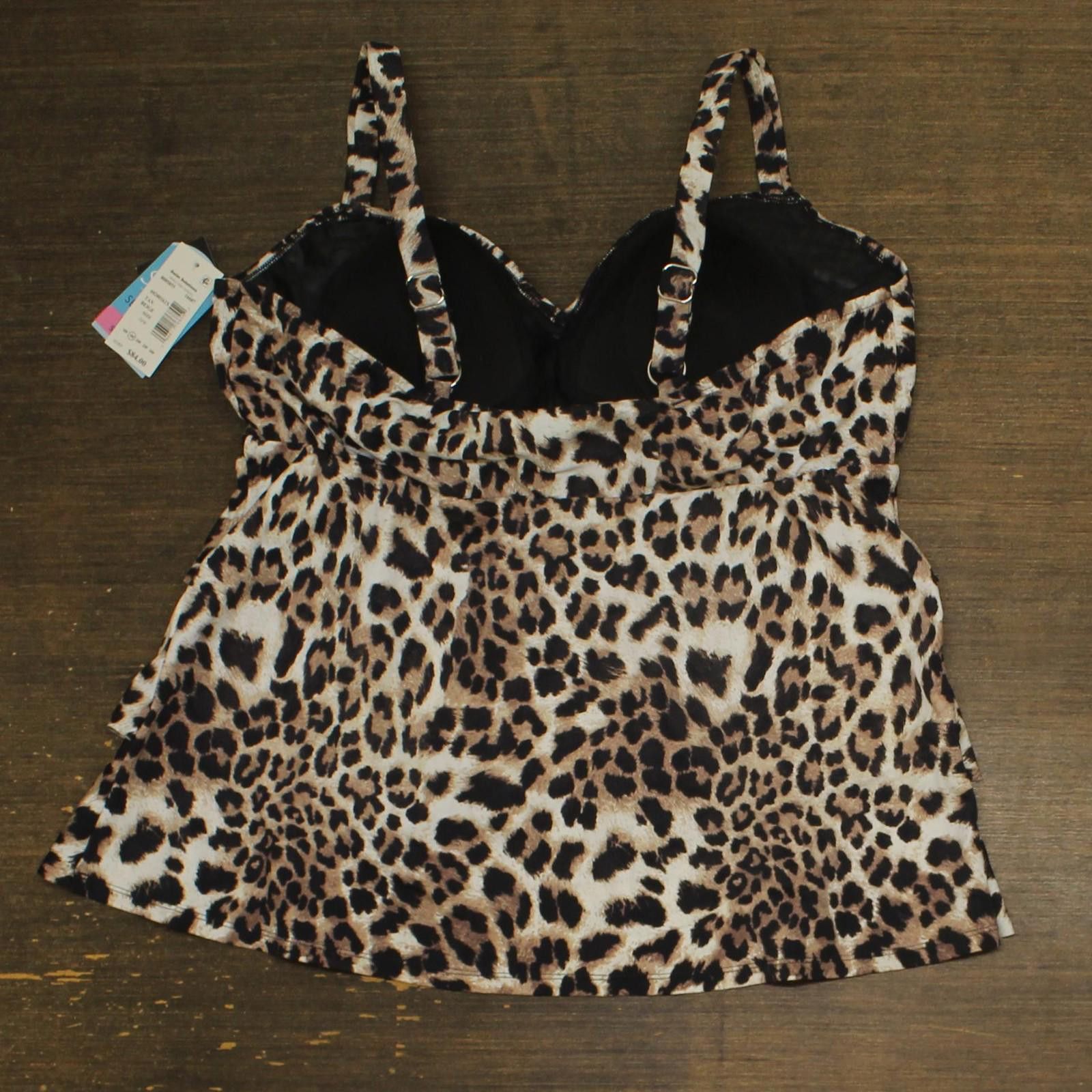 Other Nwt Swim Solutions Tankini Swim Top Hidden Spots Brown 18w Size ONE SIZE - 2 Thumbnail