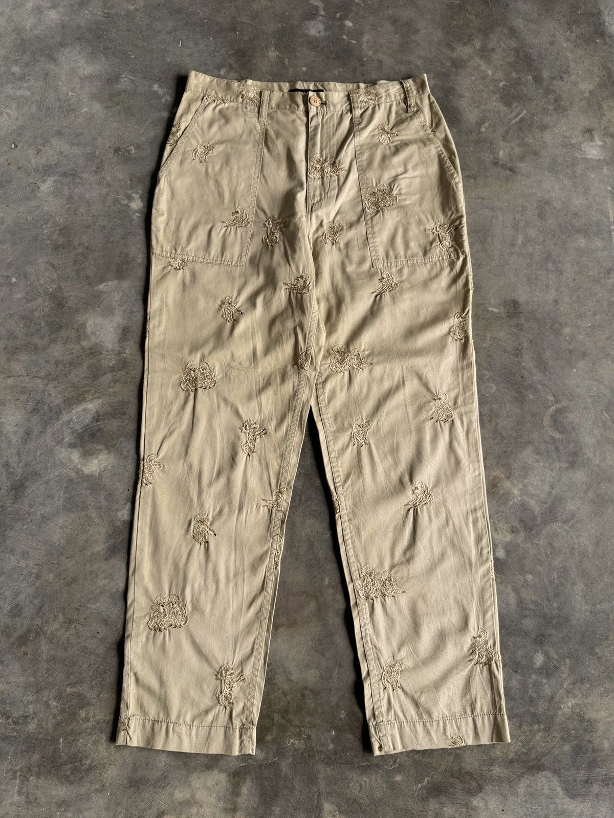 Ne-Net Rare🐉Ne-Net by Issey Miyake Print Pants Size US 30 / EU 46 - 2 Thumbnail