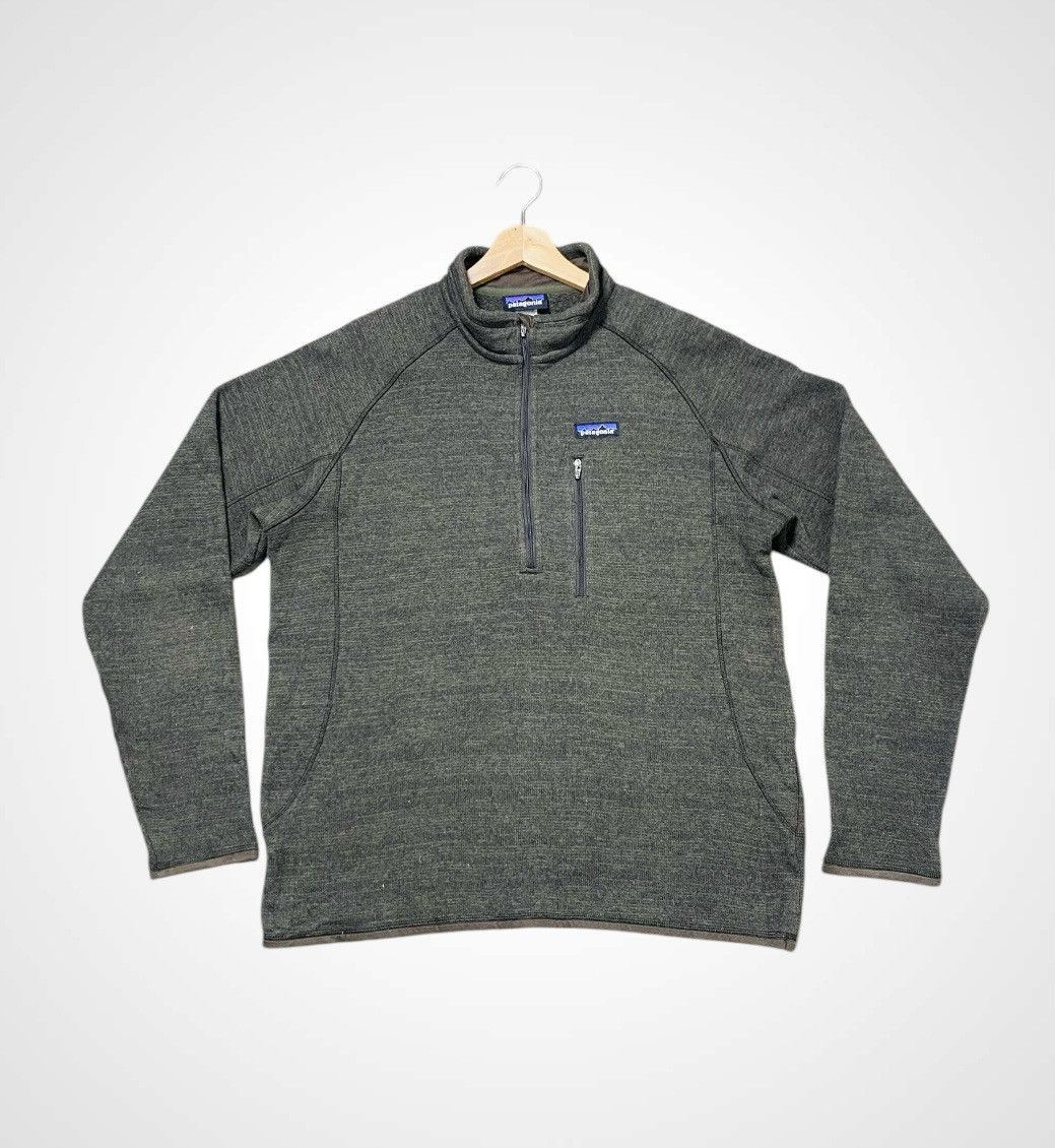 Patagonia Rare Vintage Patagonia Half Zipper Fleece Sweater Jacket Size US L / EU 52-54 / 3 - 3 Thumbnail