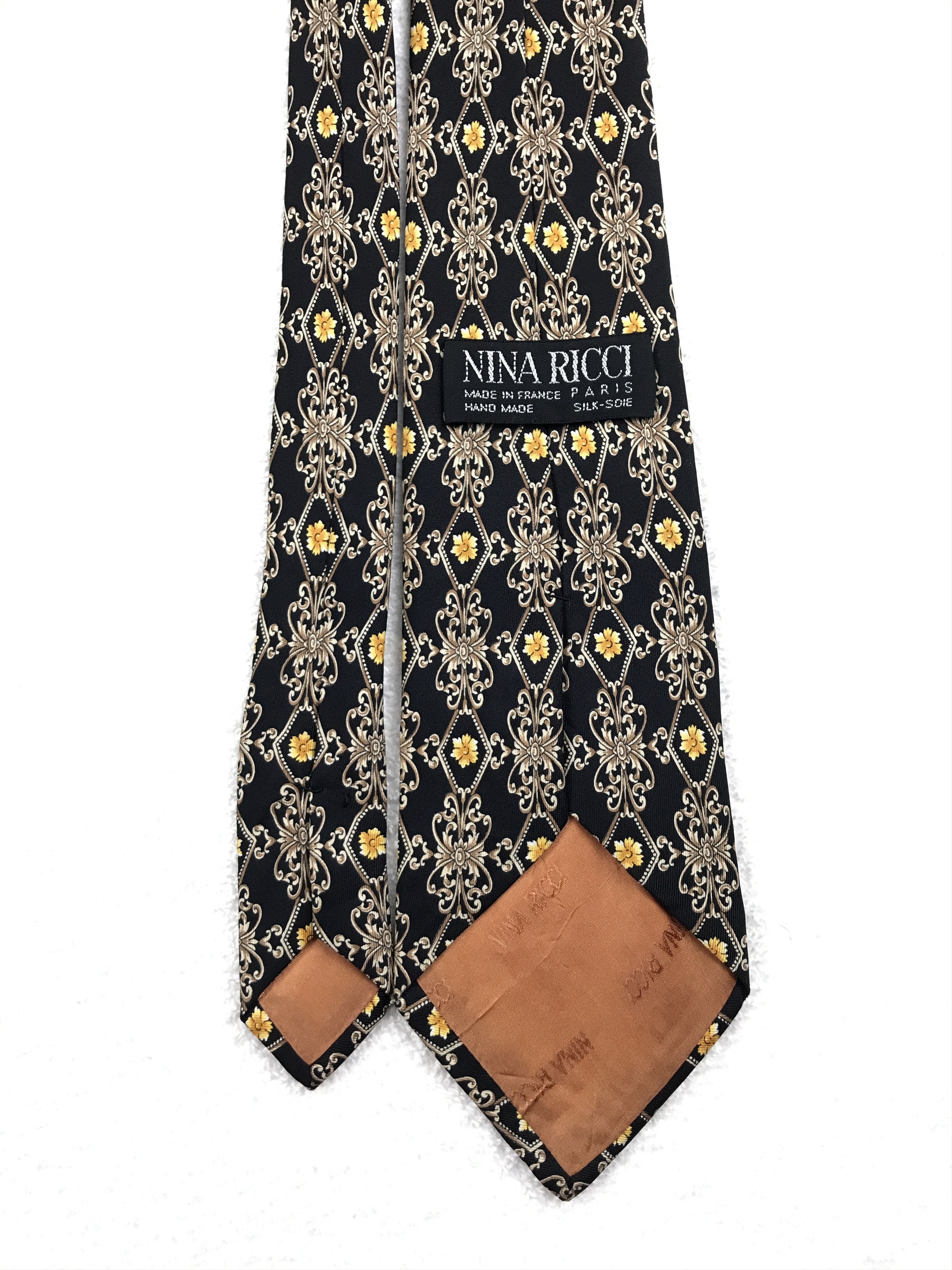 Designer × Vintage Vintage Nina Ricci Silk Necktie Size ONE SIZE - 4 Thumbnail