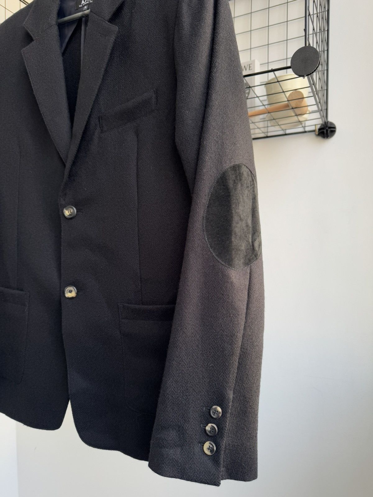 A.P.C. A.P.C Tweed Wool Blazer Jacket Size US XL / EU 56 / 4 - 4 Thumbnail