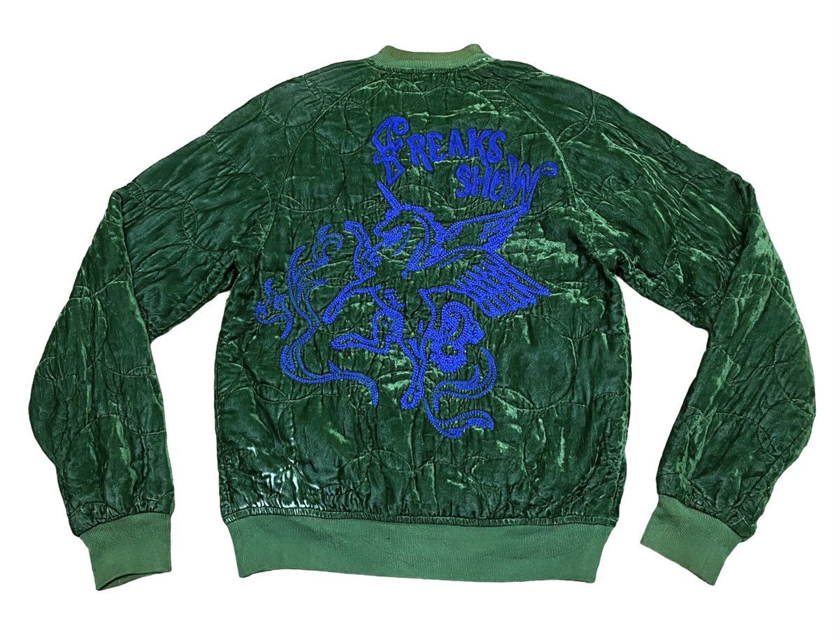 CABANE de ZUCCa Very Rare Vintage Cabane De Zucca Silk Sukajan Jacket 1990s Size US M / EU 48-50 / 2 - 2 Thumbnail