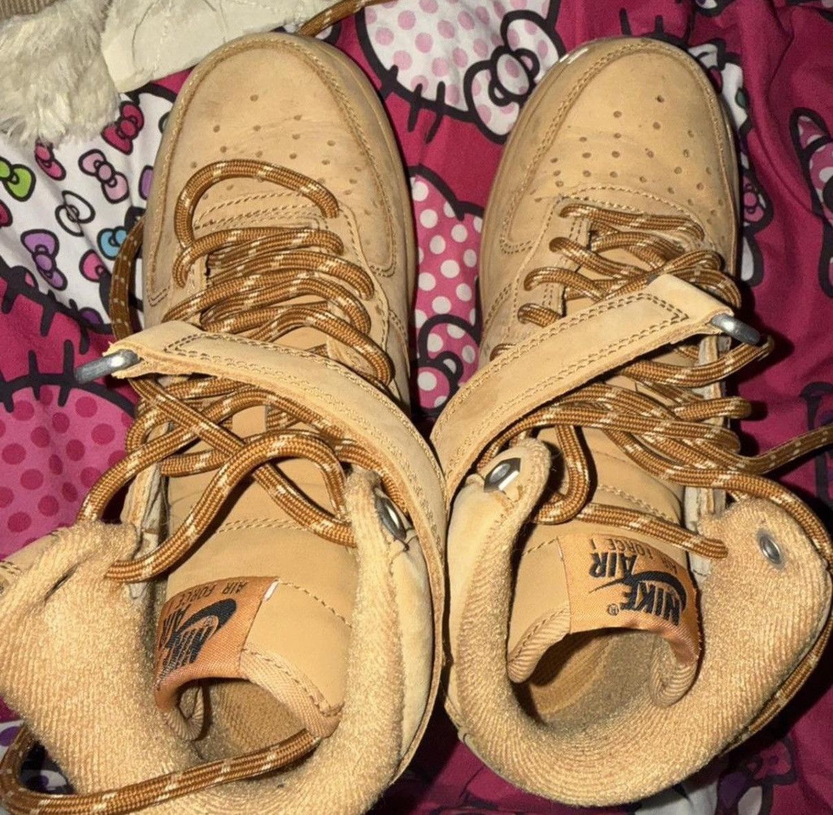 Nike Nike Air Force 1 Wheat High '07 LV8 Size US 6 / IT 36 - 3 Thumbnail