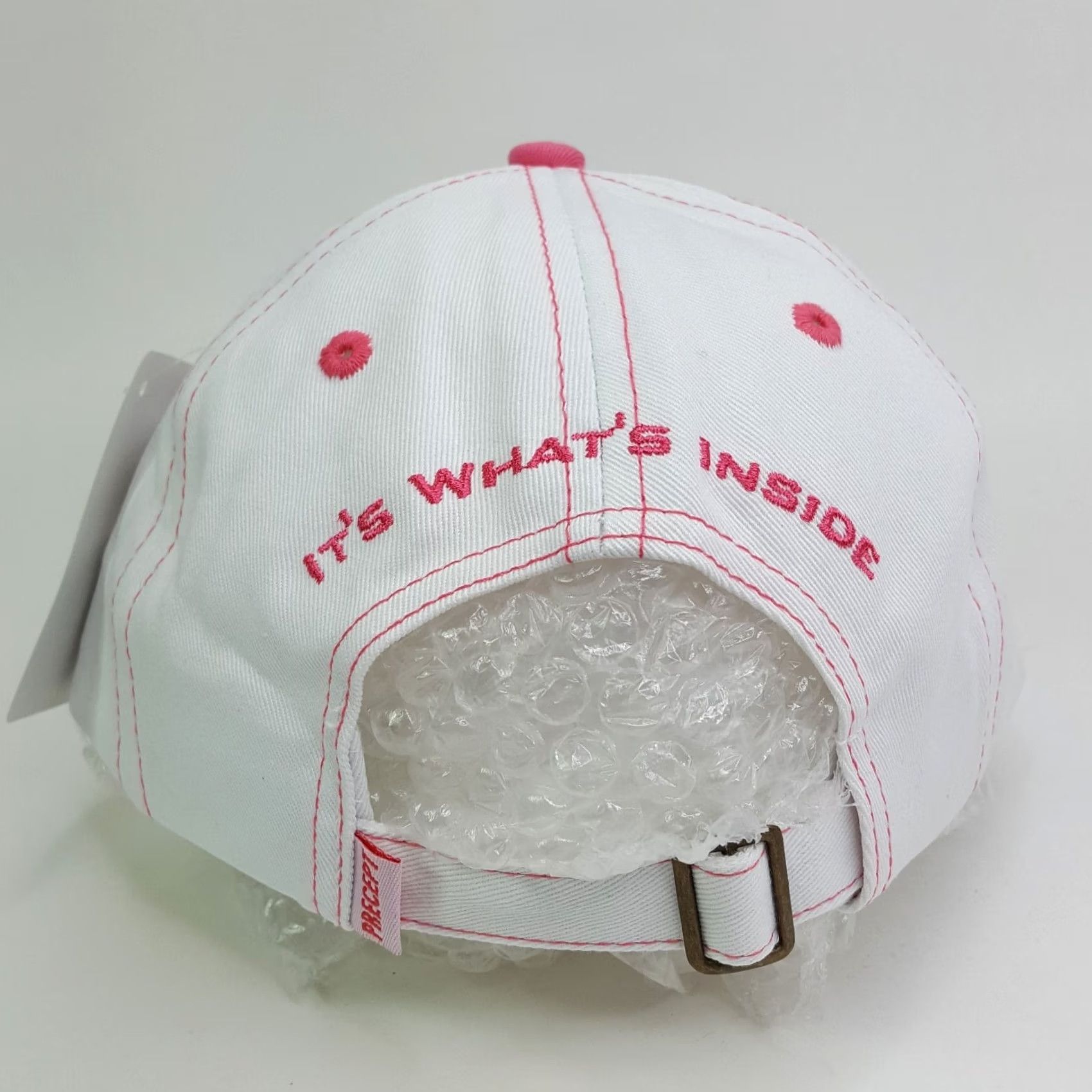 Pinko Precept Golf Women's Adjustable PGA Snapback Hat Baseball Cap White Pink Sports Size ONE SIZE - 6 Thumbnail
