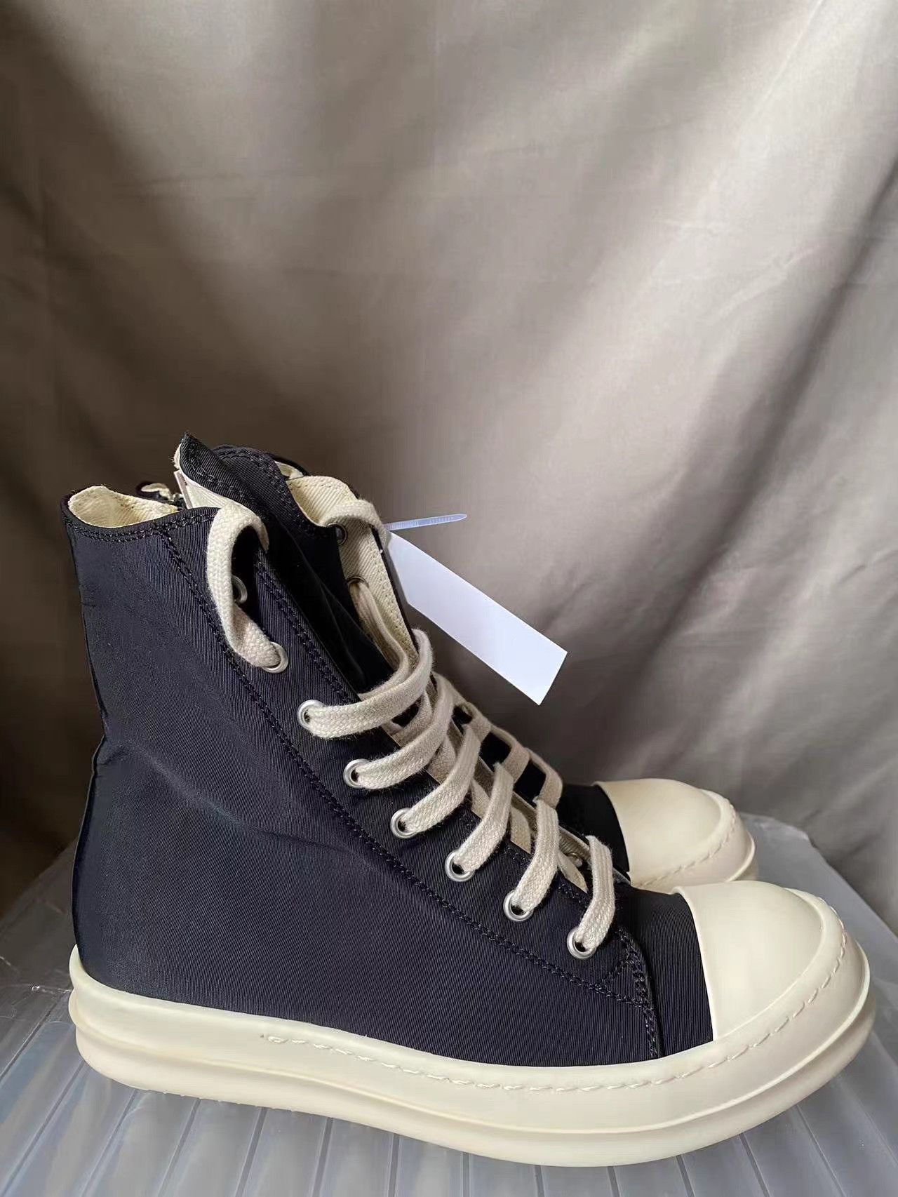 Rick Owens Rick Owens DRKSHDW Satin Ramones Size US 7 / IT 37 - 4 Thumbnail