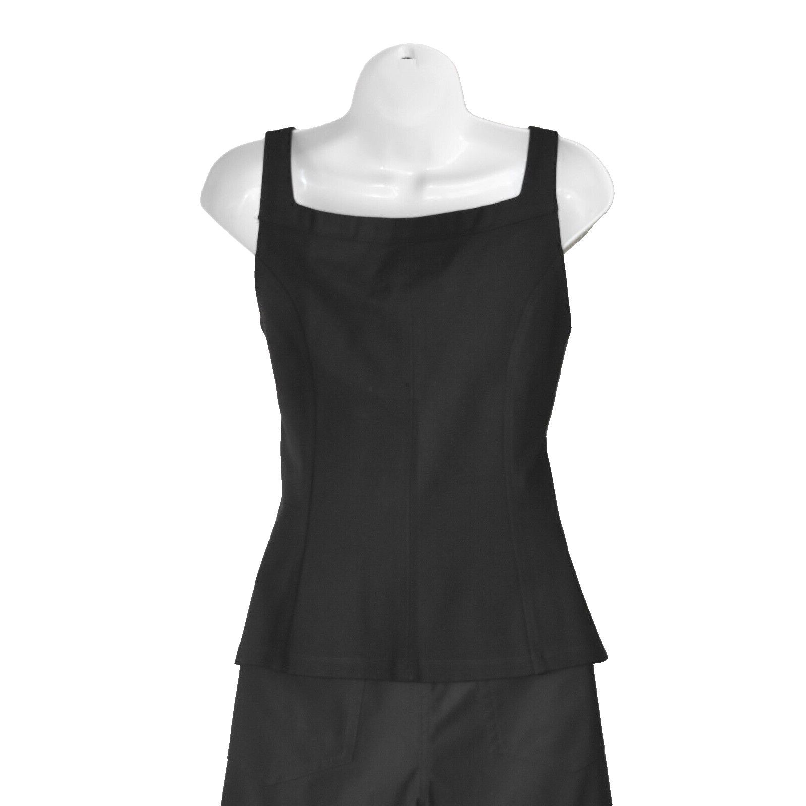 Anthropologie NWT ANTHROPOLOGIE Black Side Zipper Tunk Top Size M $78 Size M / US 6-8 / IT 42-44 - 2 Thumbnail