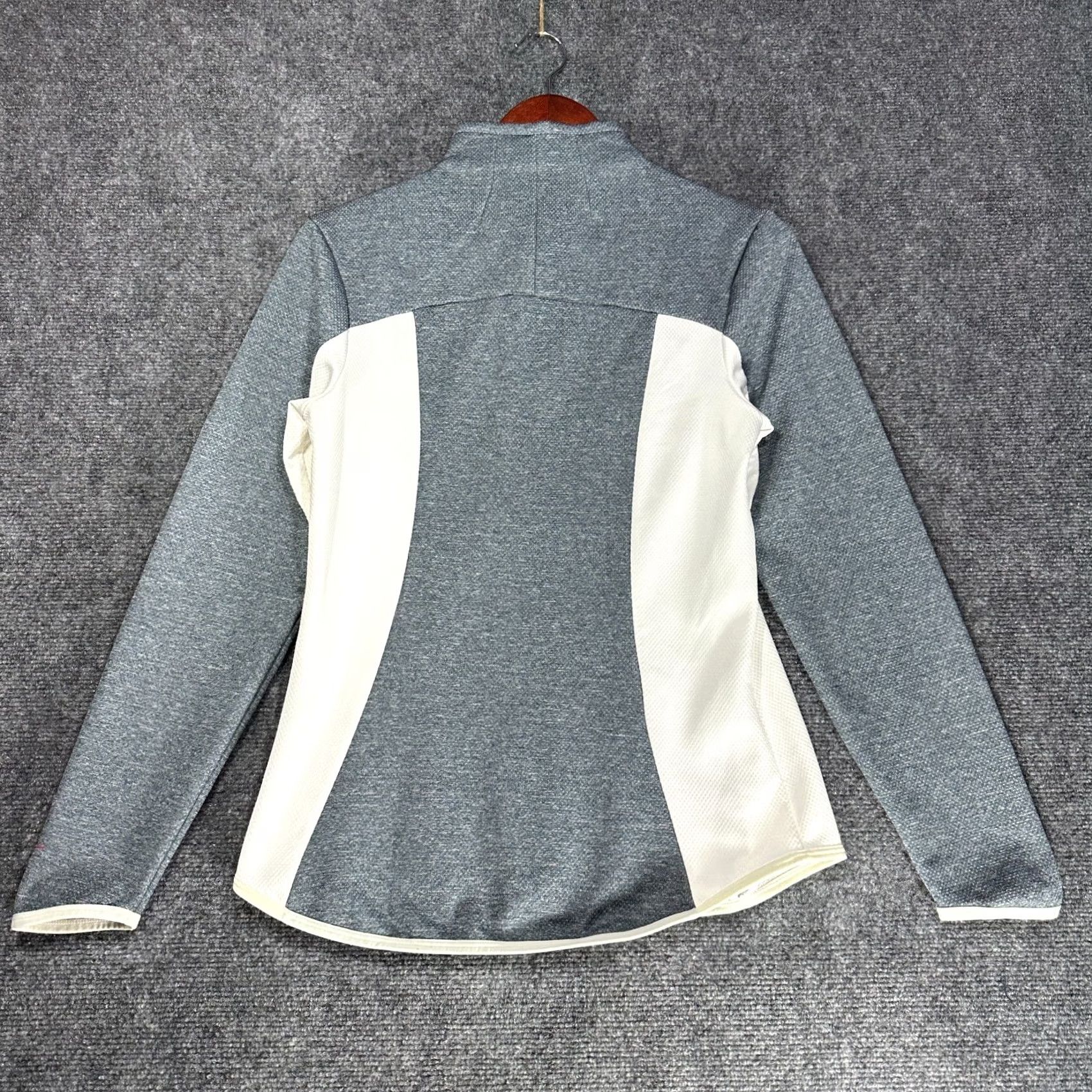 Nike Nike Golf Tour Performance 1/4 Zip Dri Fit Top Womens Small Gray White Pink Size S / US 4 / IT 40 - 7 Thumbnail