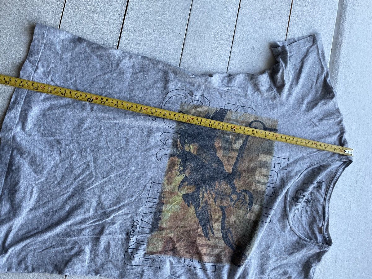 Diesel × Vintage Diesel God Print Gothic Punk Opium T Shirt Mens Rare bandit Size US S / EU 44-46 / 1 - 8 Thumbnail
