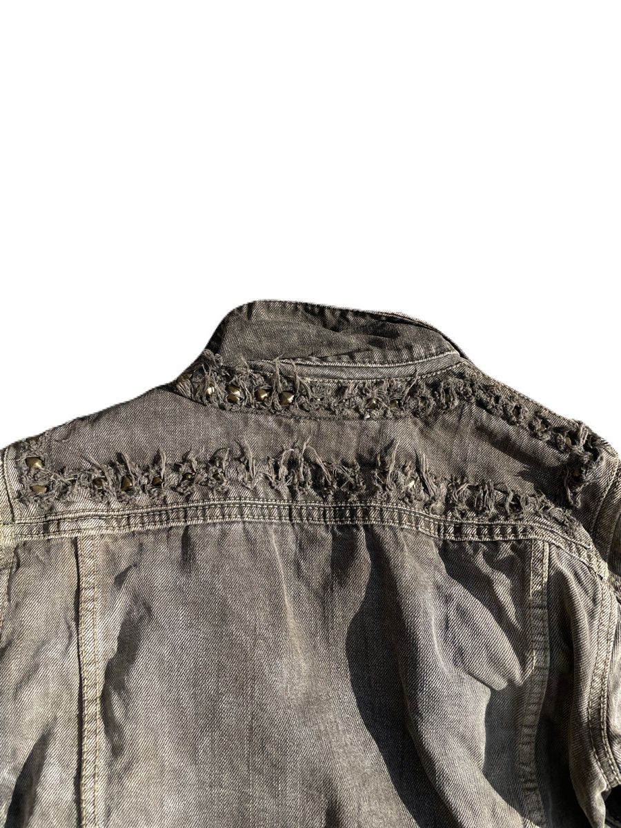 If Six Was Nine 2000s Japanese archive Vkei Distressed Stud Jacket Y2K Size US S / EU 44-46 / 1 - 8 Thumbnail