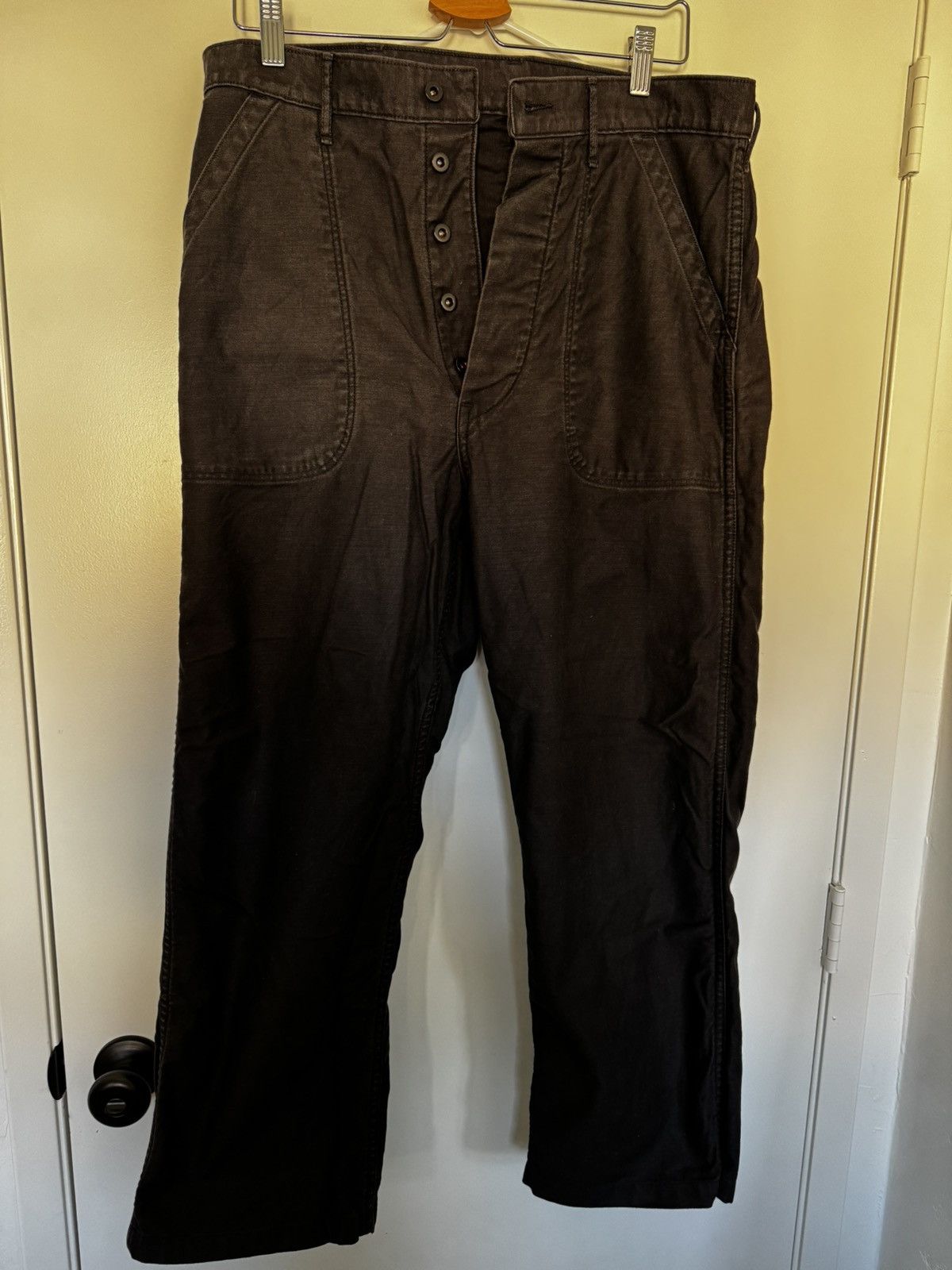 Orslow orSlow x ROOPTOKYO Black Utility Pant size 3 hemmed Size US 33 - 2 Thumbnail
