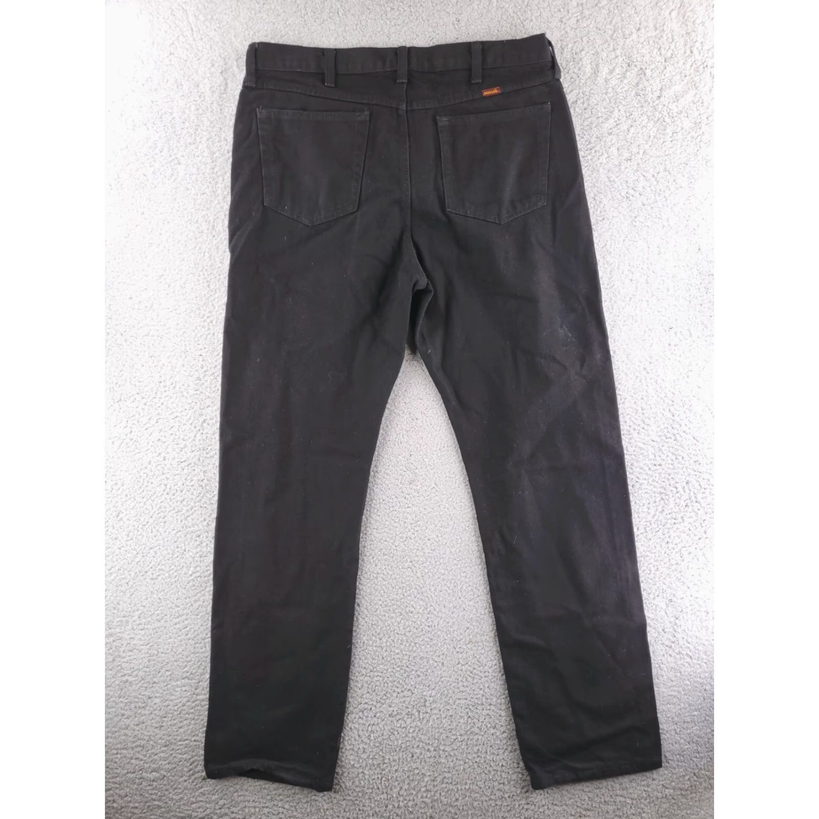 Wrangler Wrangler Jeans Mens 36x34 Black Straight Cotton Denim Pants Size US 36 / EU 52 - 2 Thumbnail