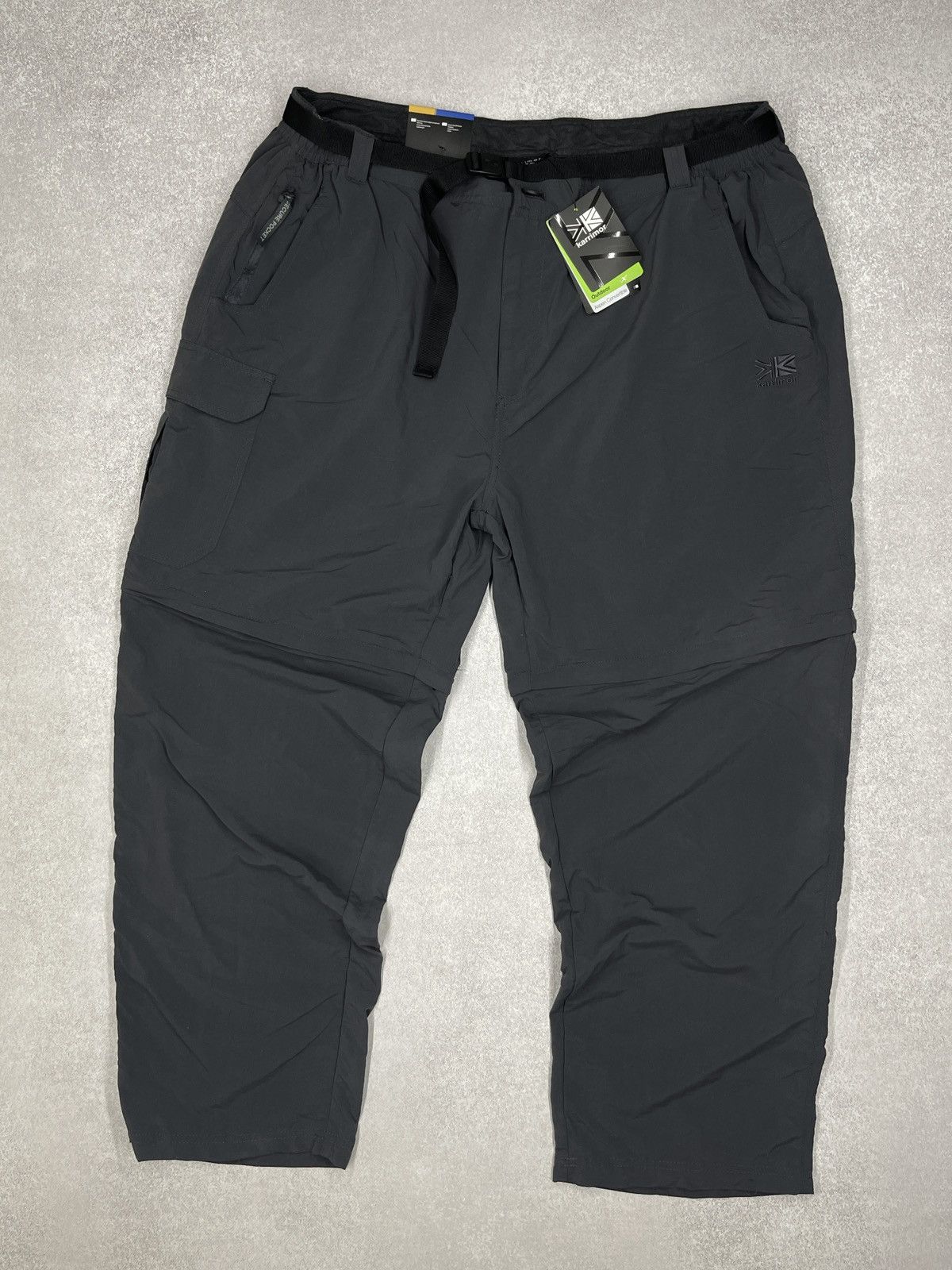 Karrimor Mens Karrimor Aspen Cargo Pants 2in1 Grey Outdoor Gorpcore Size US 40 / EU 56 - 2 Thumbnail