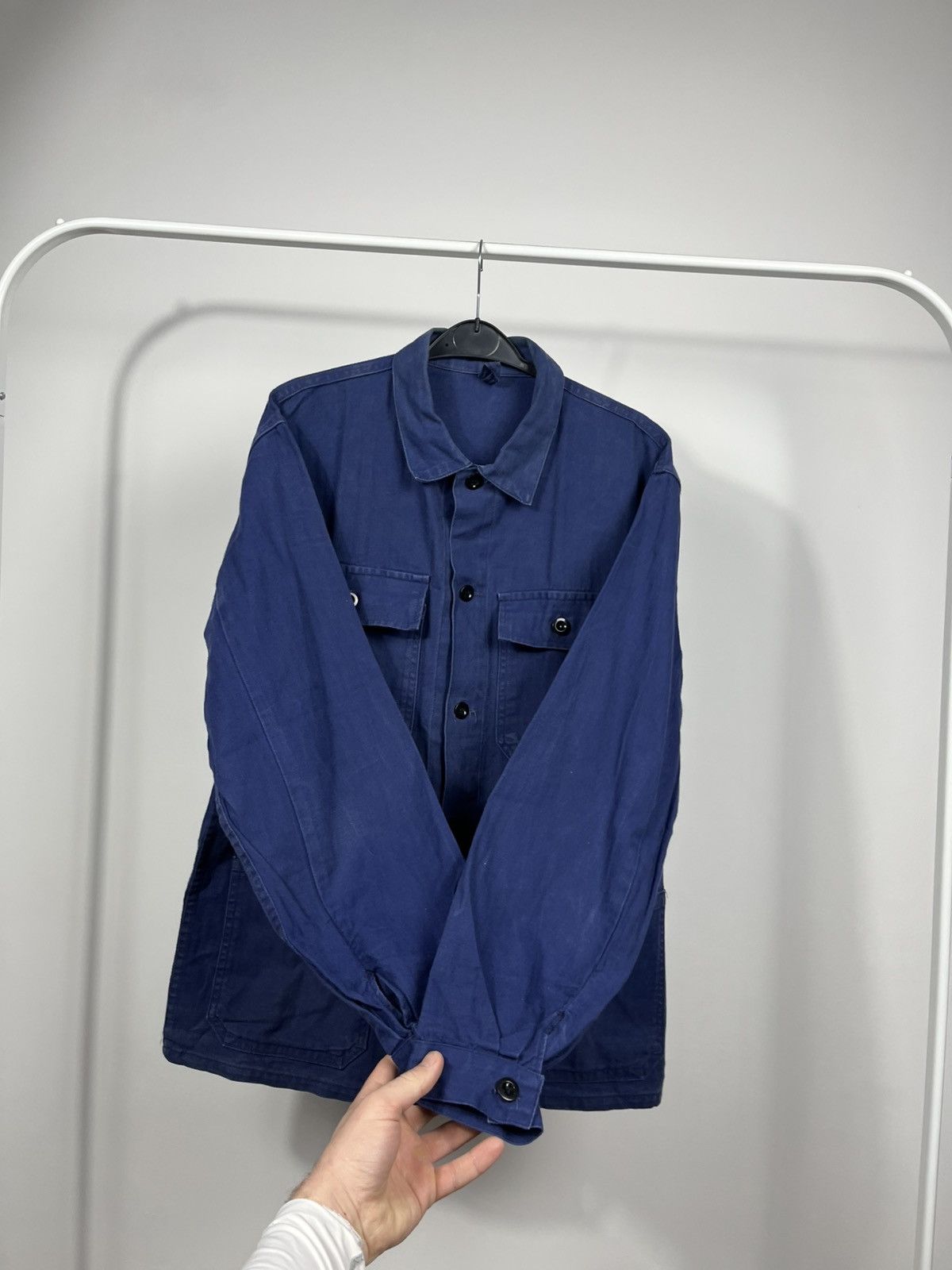 Other Vintage Blue Workwear Chore Jacket Button Up Utility Size US L / EU 52-54 / 3 - 5 Thumbnail