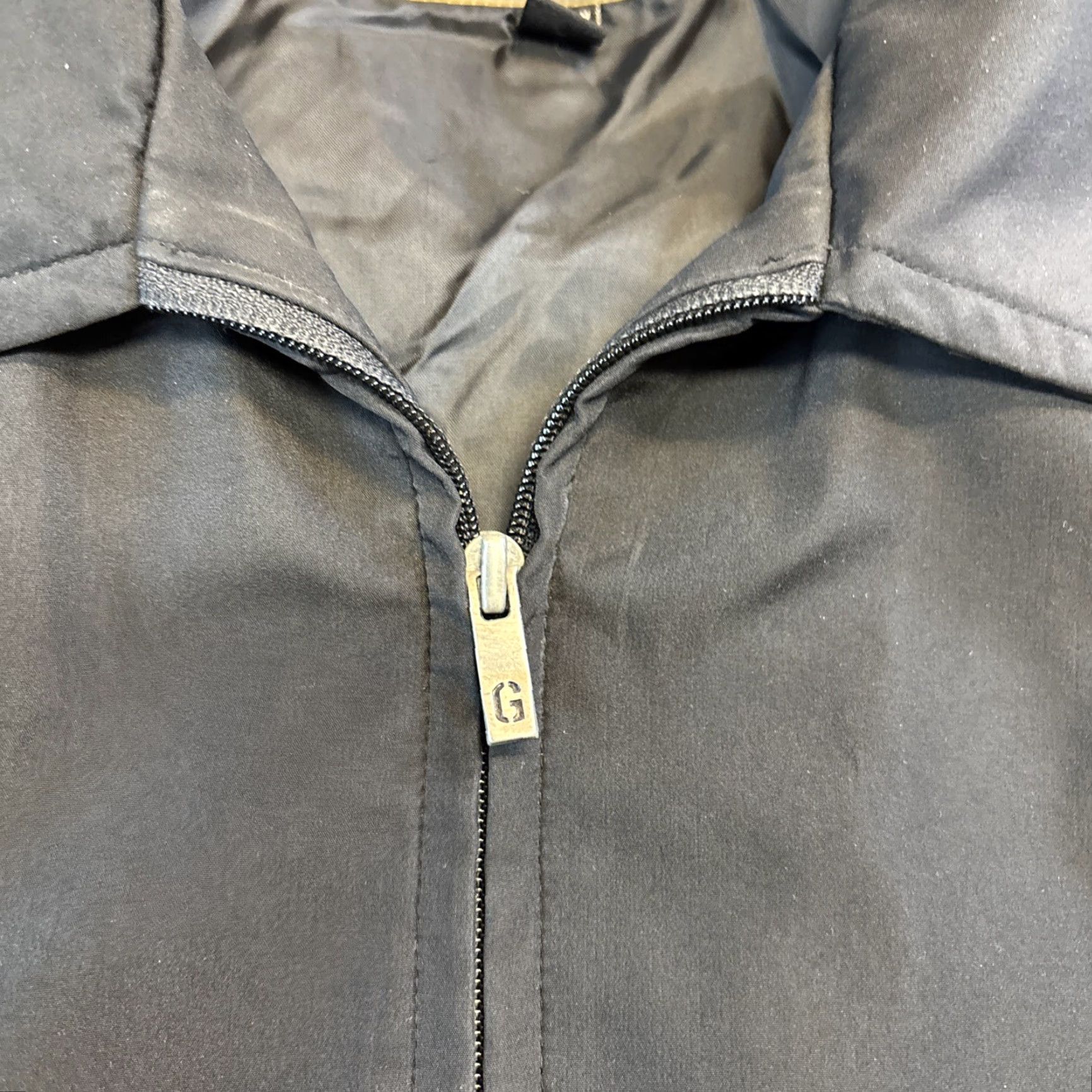 Guess Guess Bomber Jacket Full Zip Outerwear Jacket Mens Size Large Black Lined Coat Overcoat Nylon Mens L Black Size US L / EU 52-54 / 3 - 3 Thumbnail